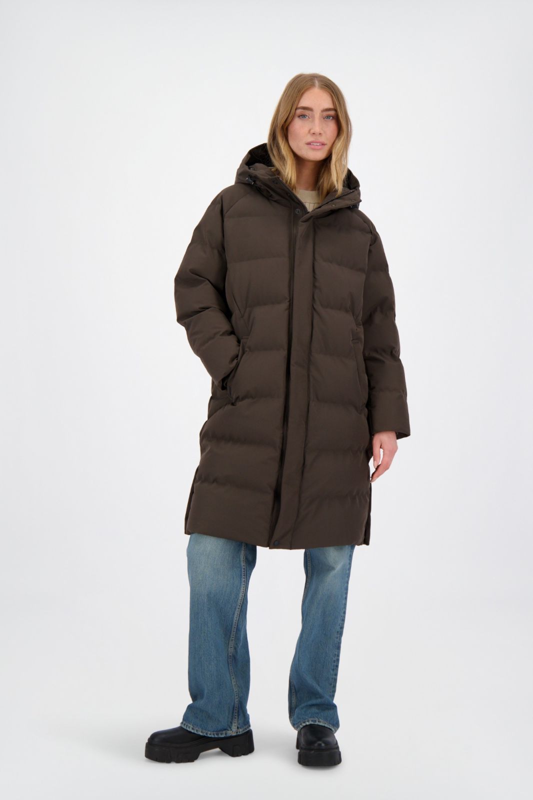 Janet parka | dark coffee