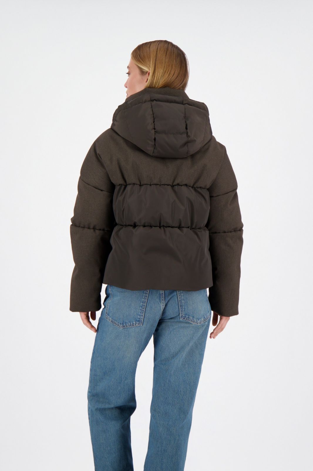 Maya puffer wooluxe | dark coffee