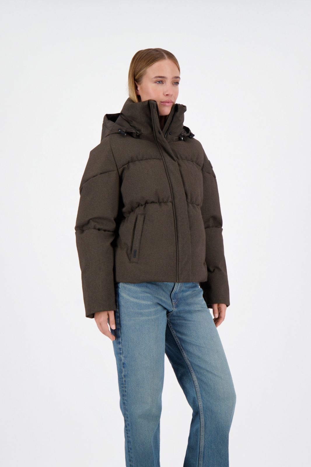 Maya puffer wooluxe | dark coffee