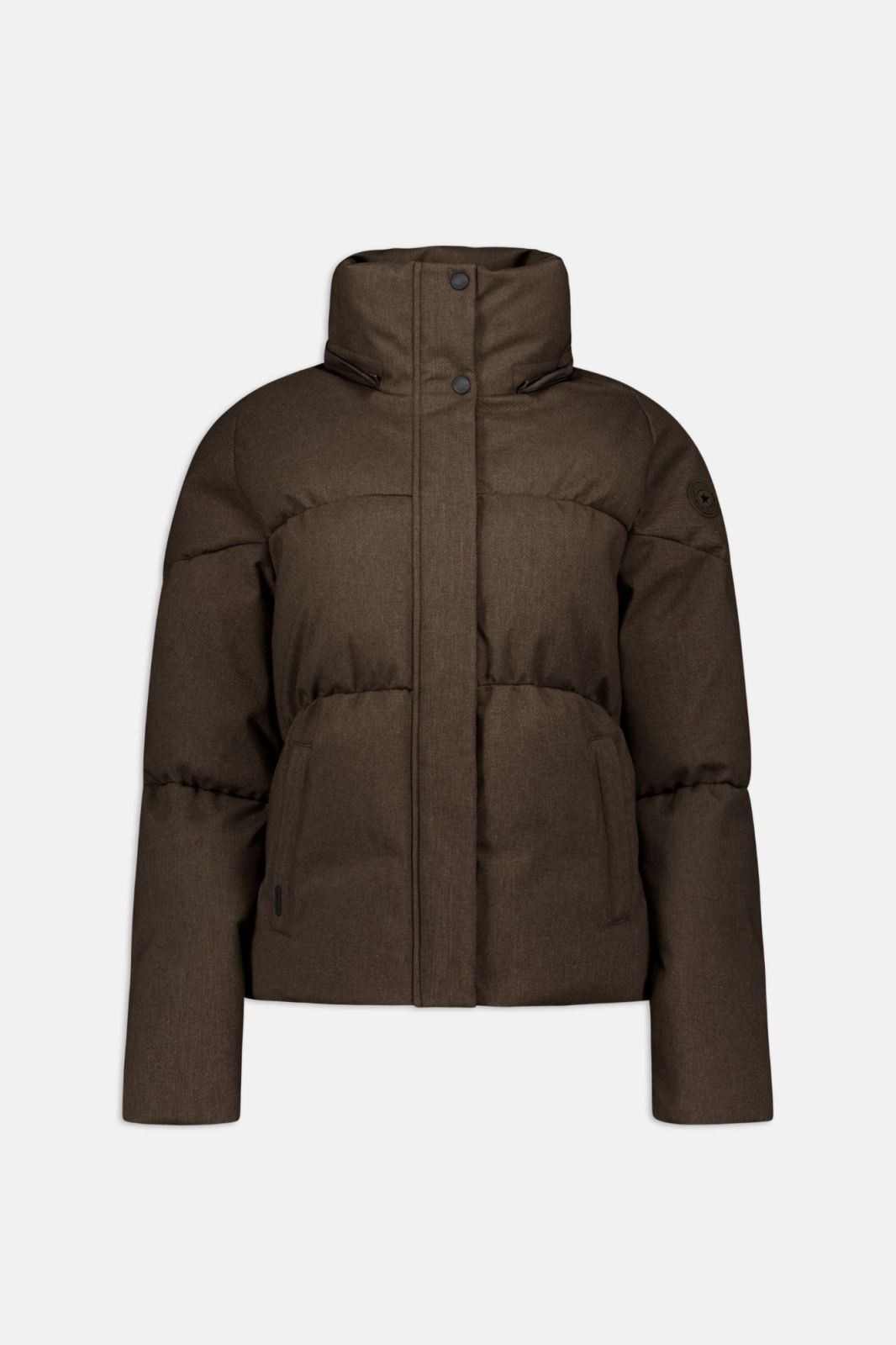 Maya puffer wooluxe | dark coffee
