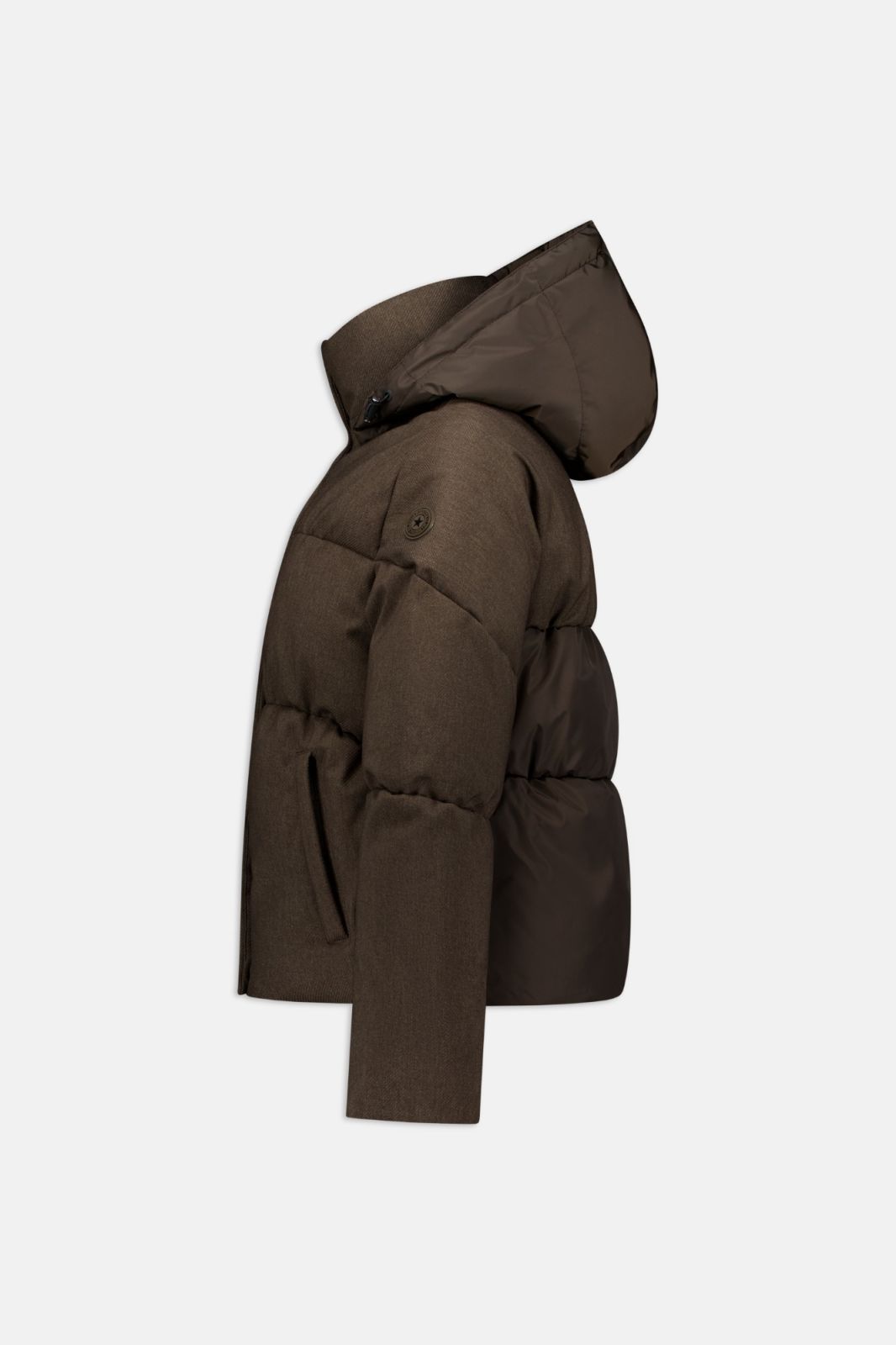 Maya puffer wooluxe | dark coffee
