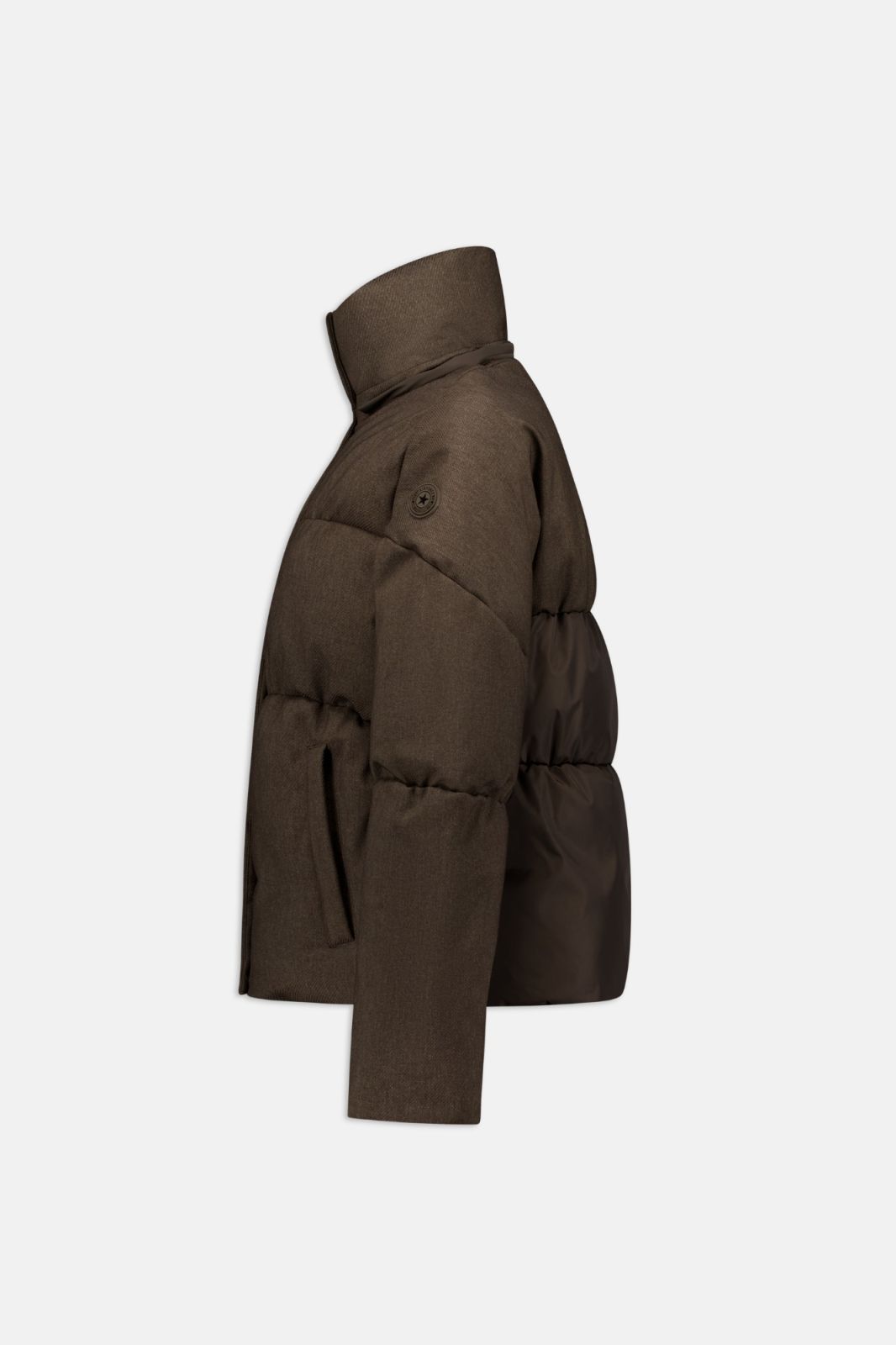 Maya puffer wooluxe | dark coffee