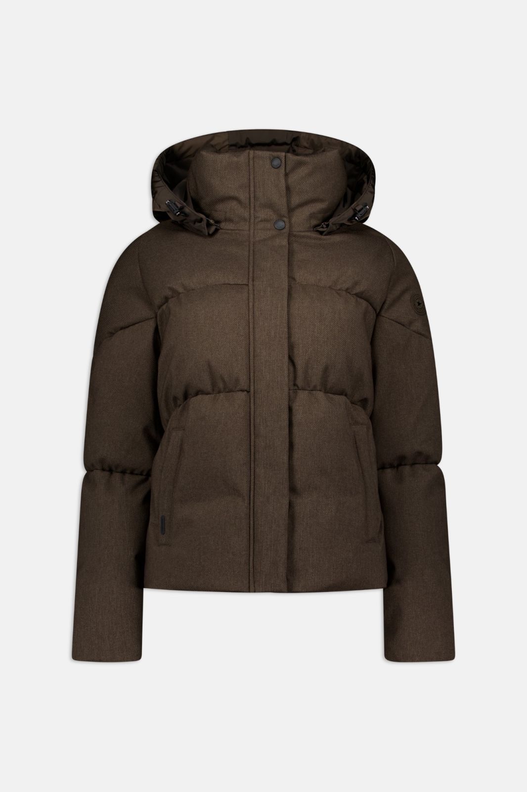 Maya puffer wooluxe | dark coffee