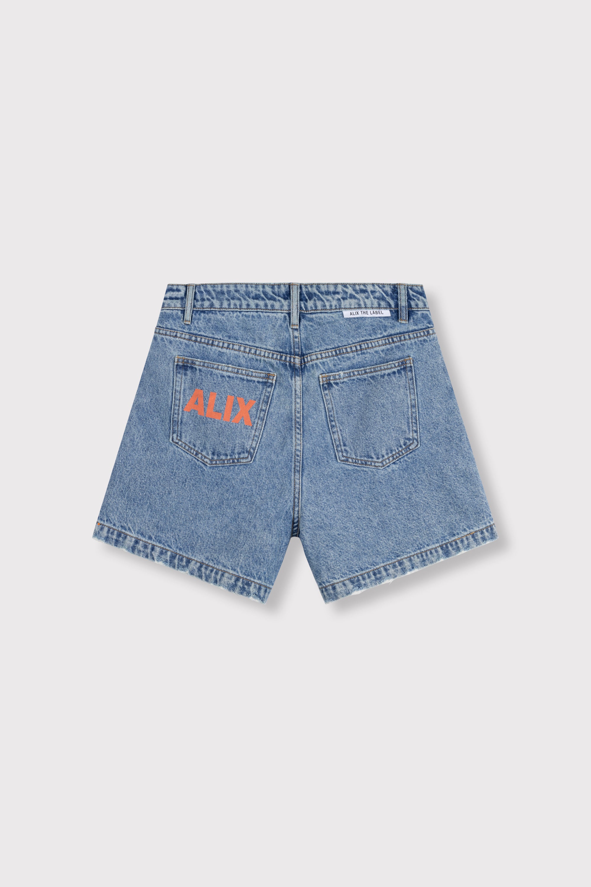 Denim bermuda shorts
