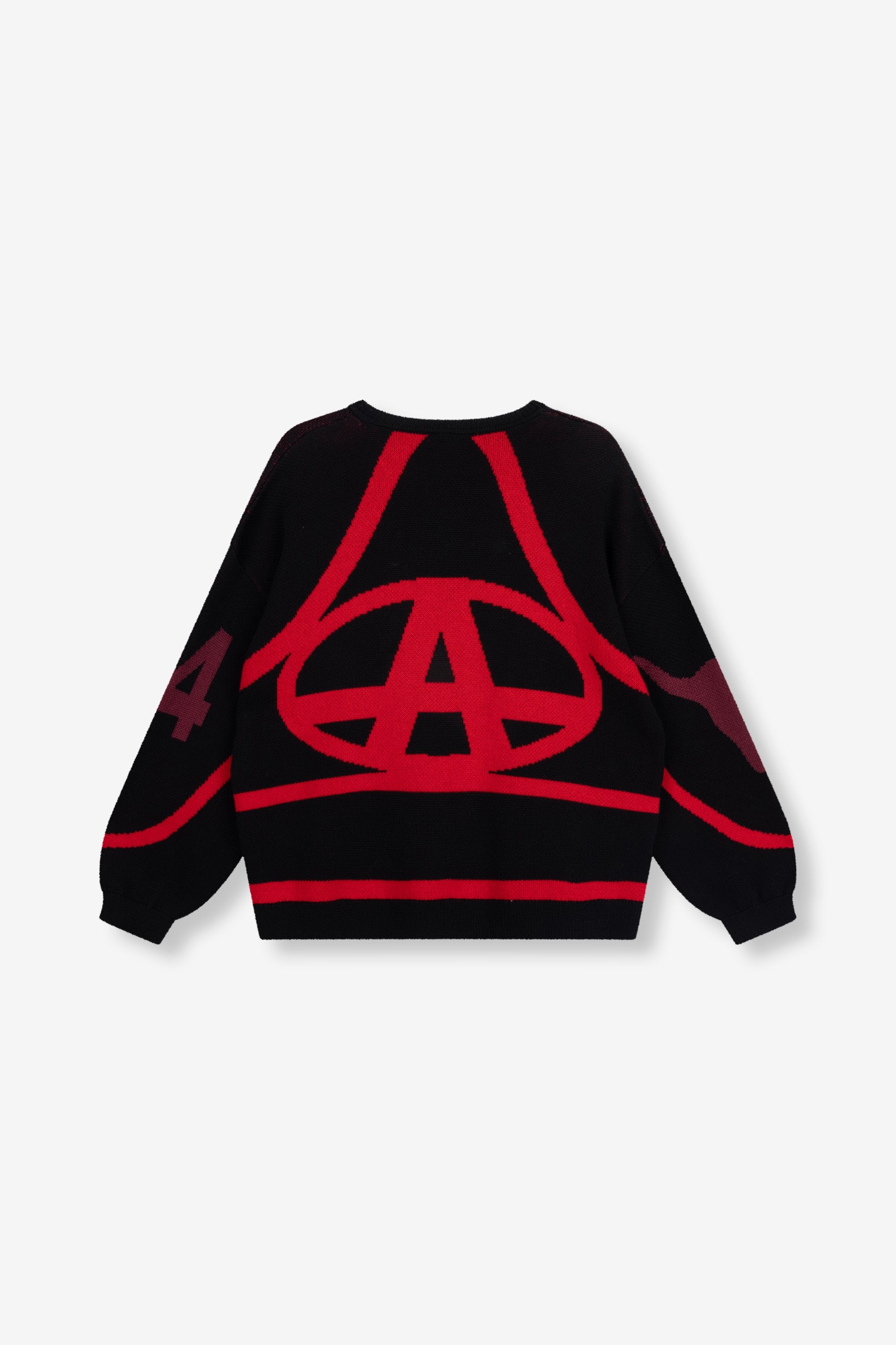 Racer jaqcuard pullover