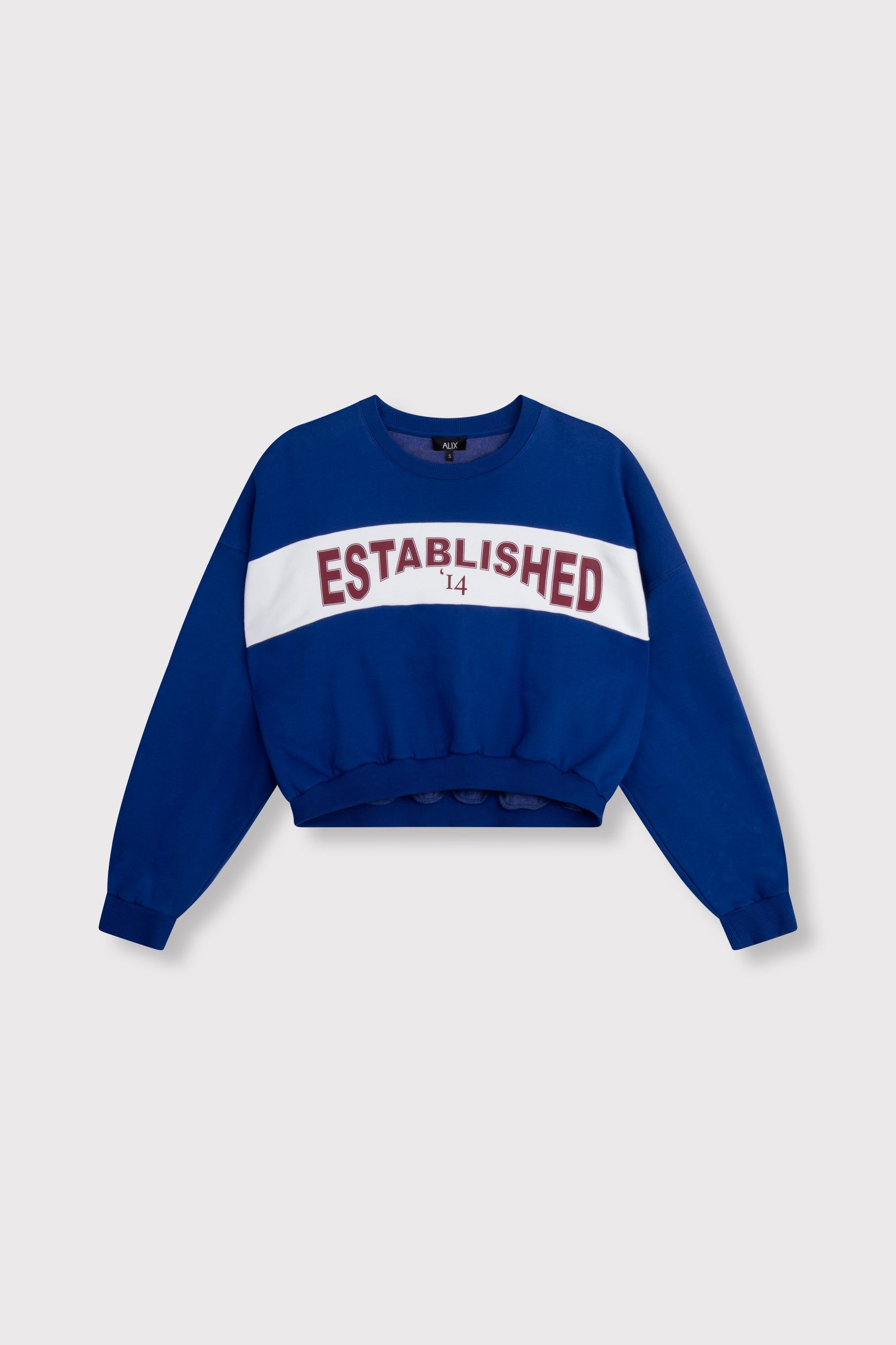 Logo tape sweater