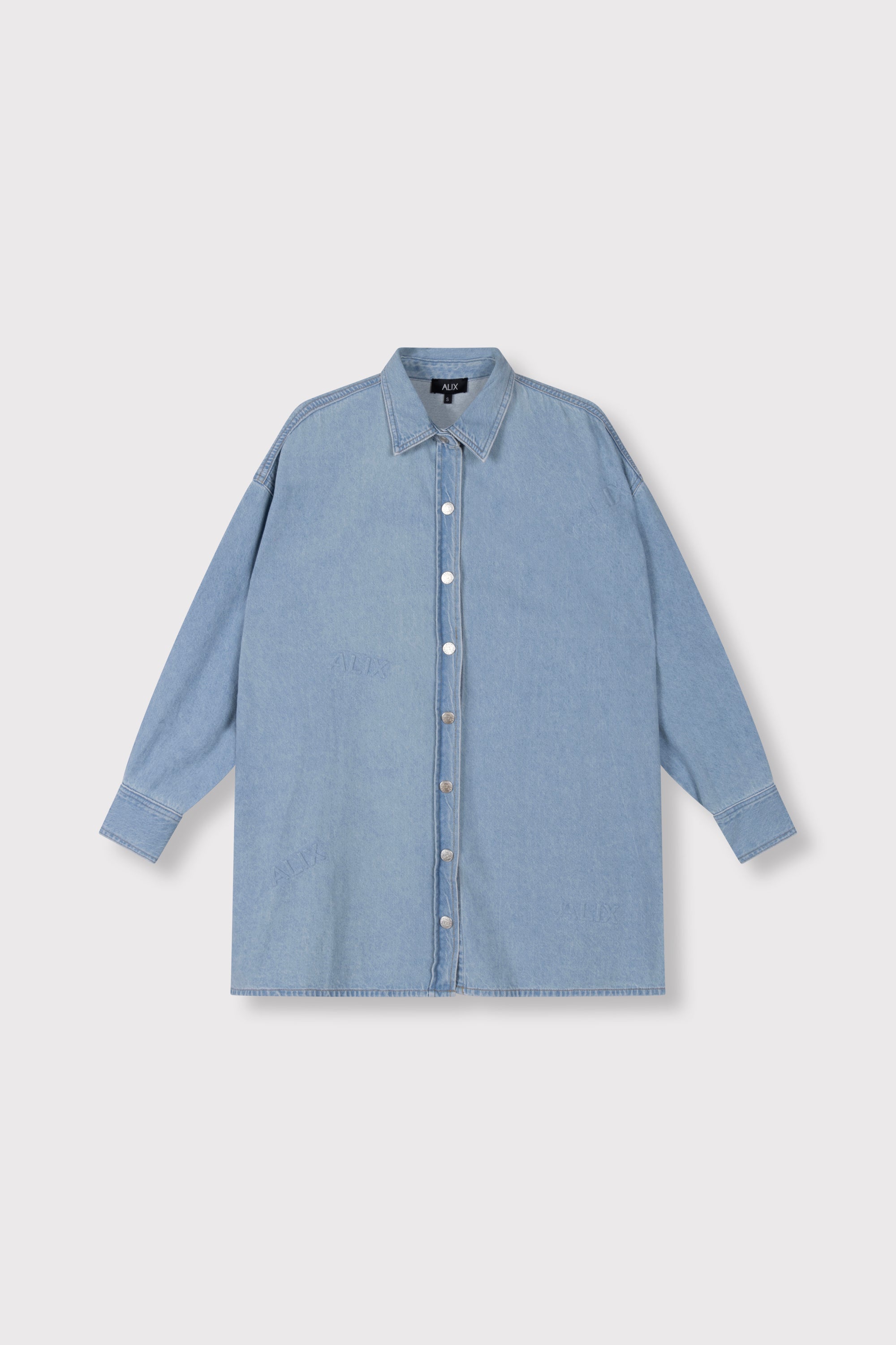 Alix denim blouse dress