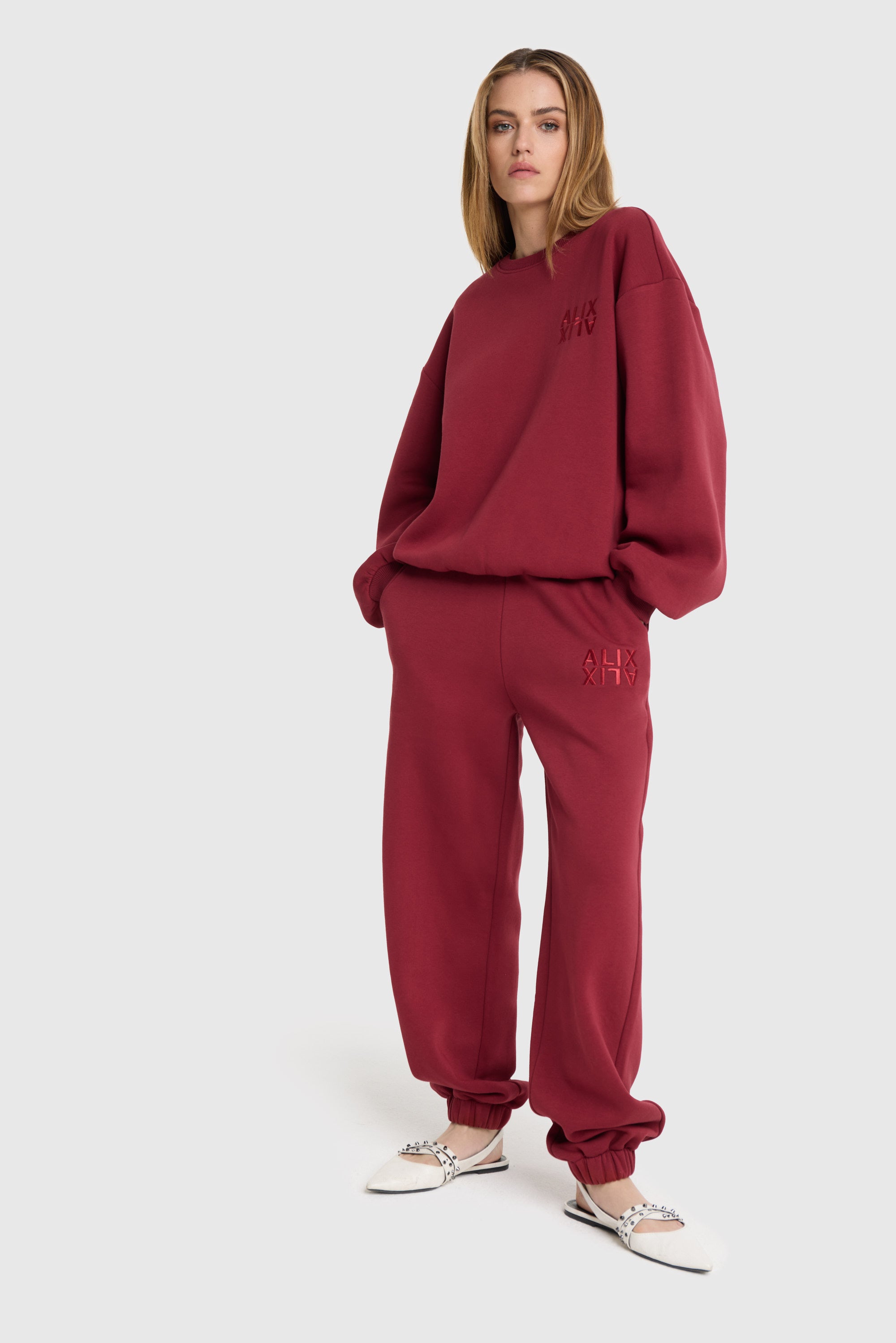 ALIX sweater | bordeaux