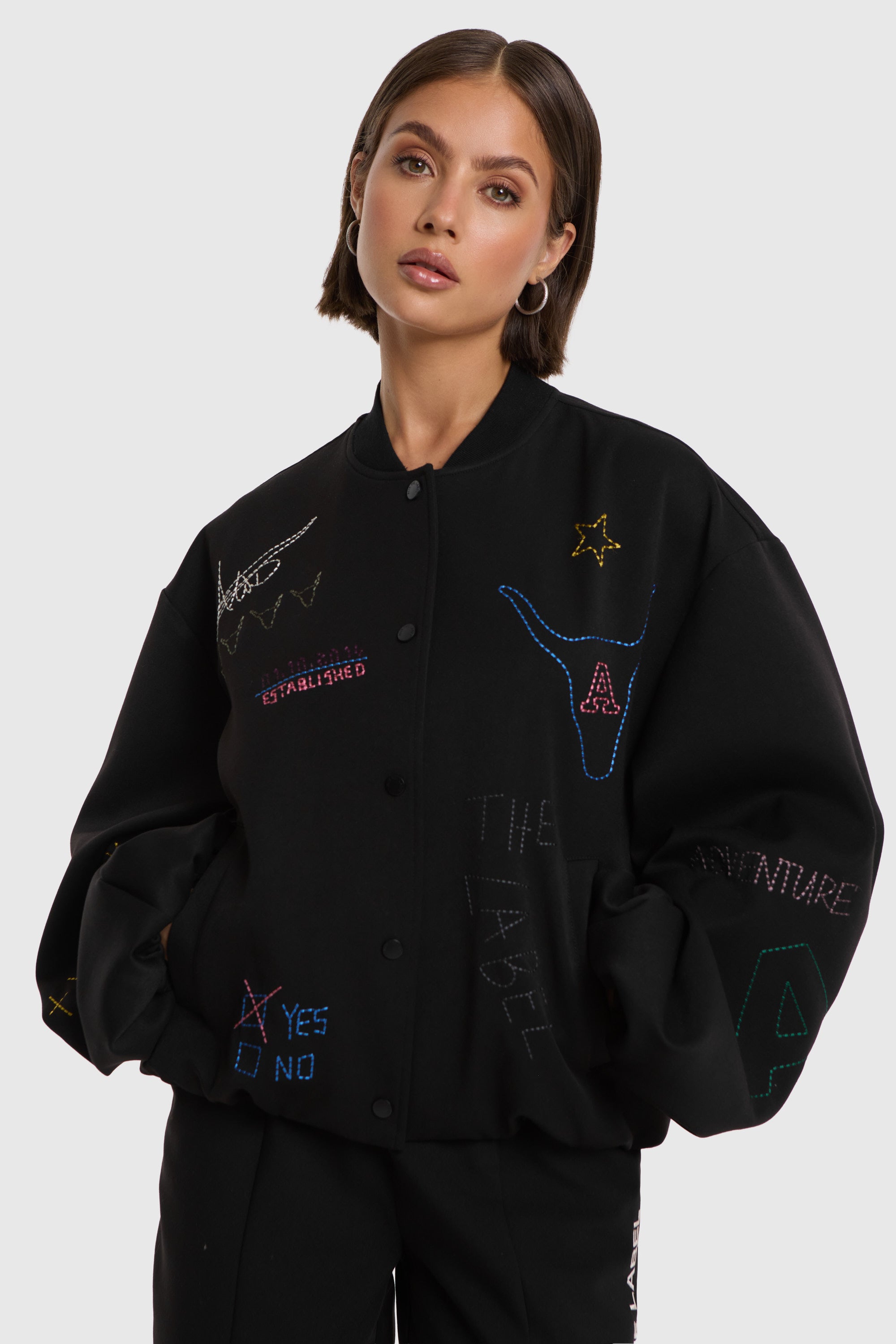 Artwork bomber I Black