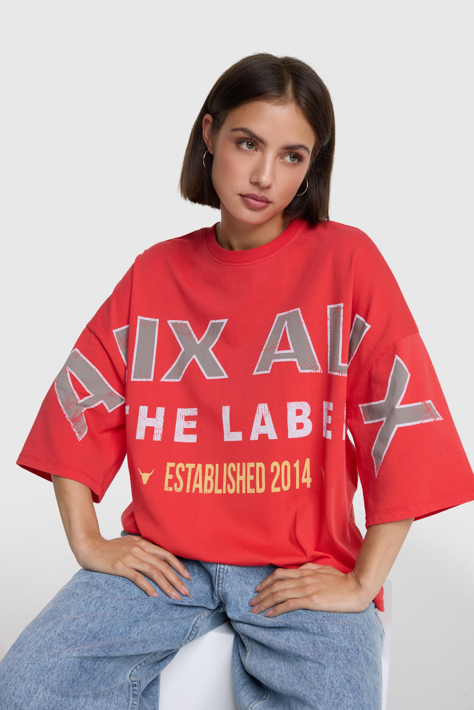 Big ALIX ALIX t-shirt | spicy coral
