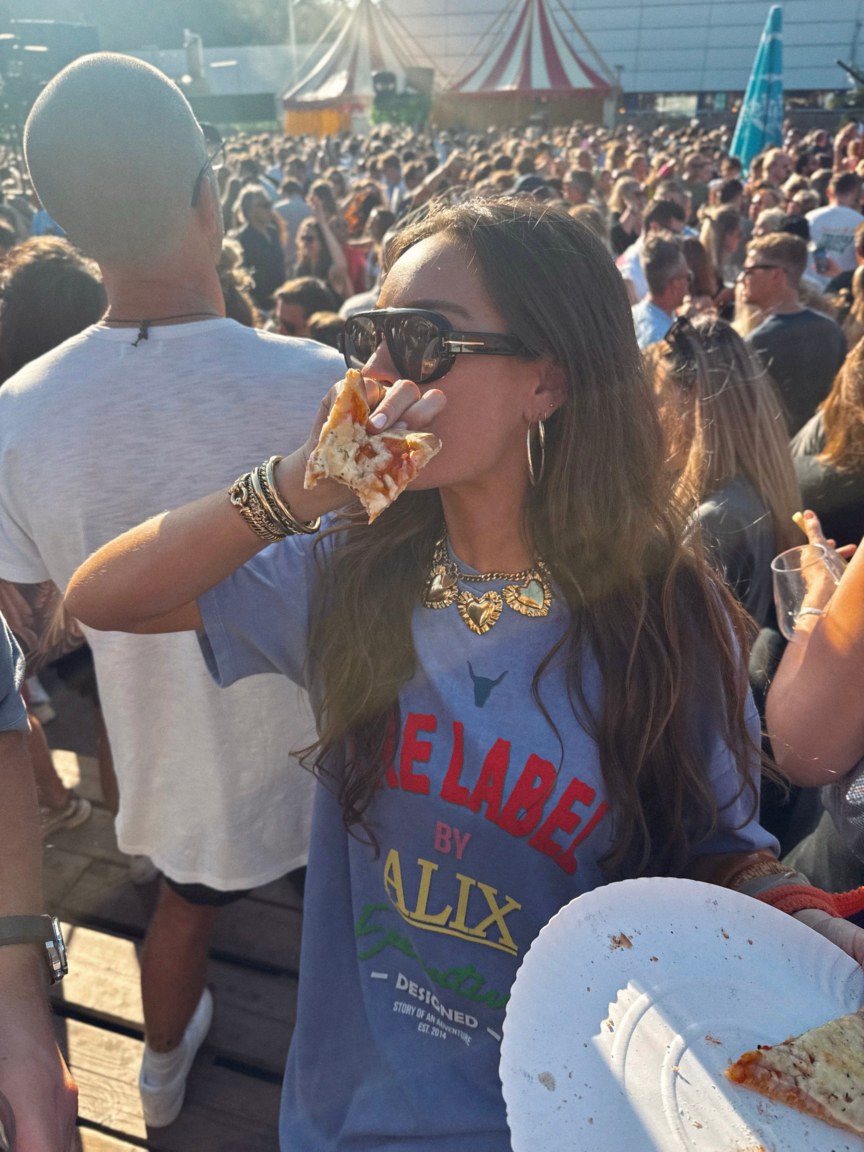 Colourful The Label t-shirt dress