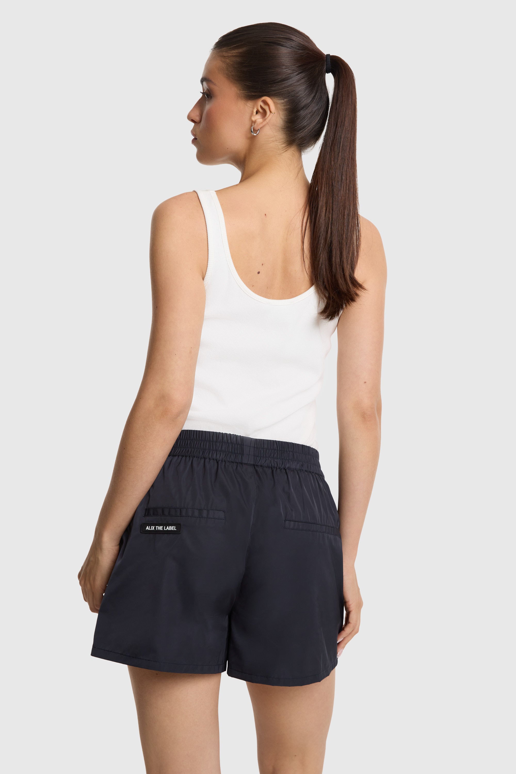 Eyelet shorts | navy