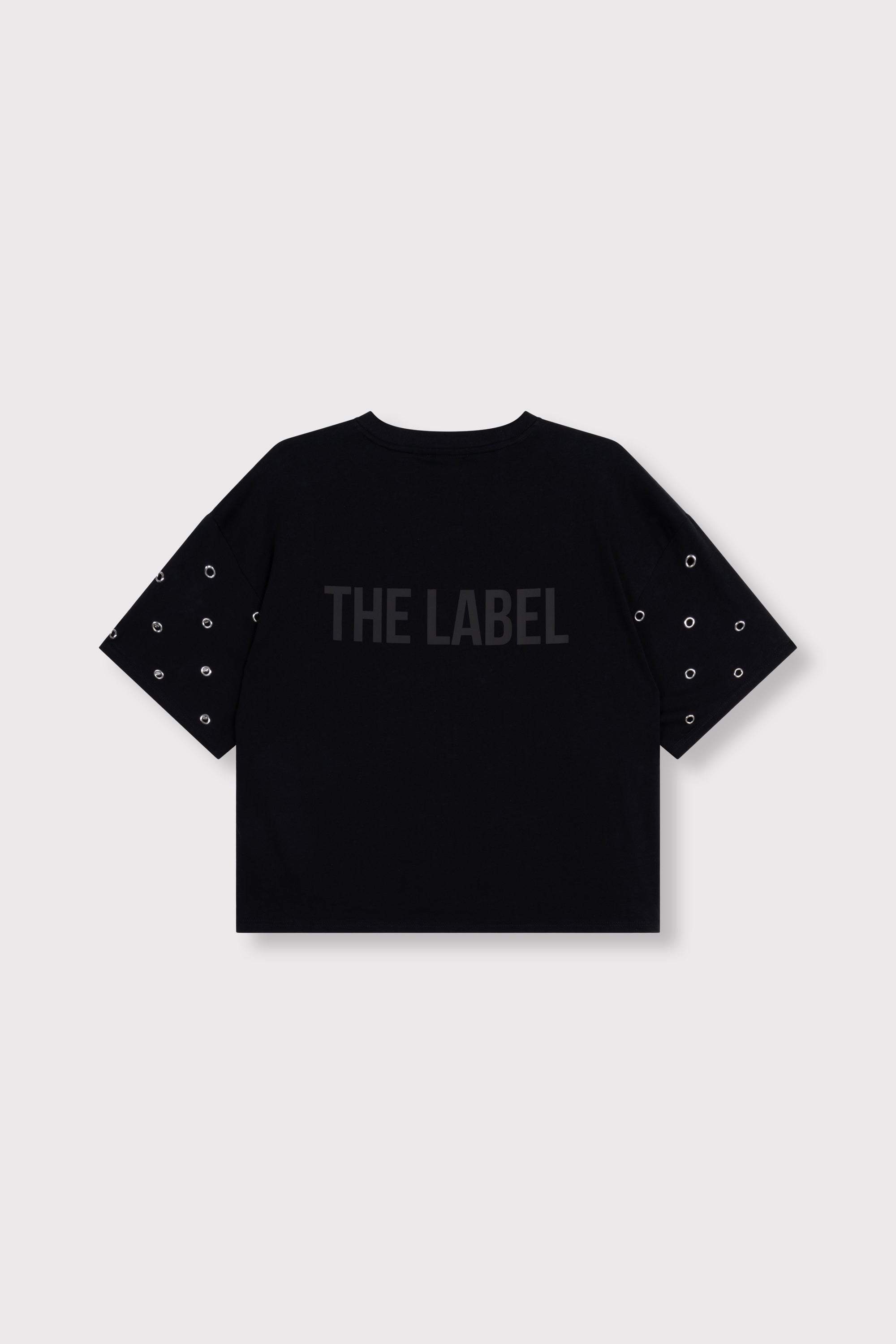Eyelet t-shirt | black
