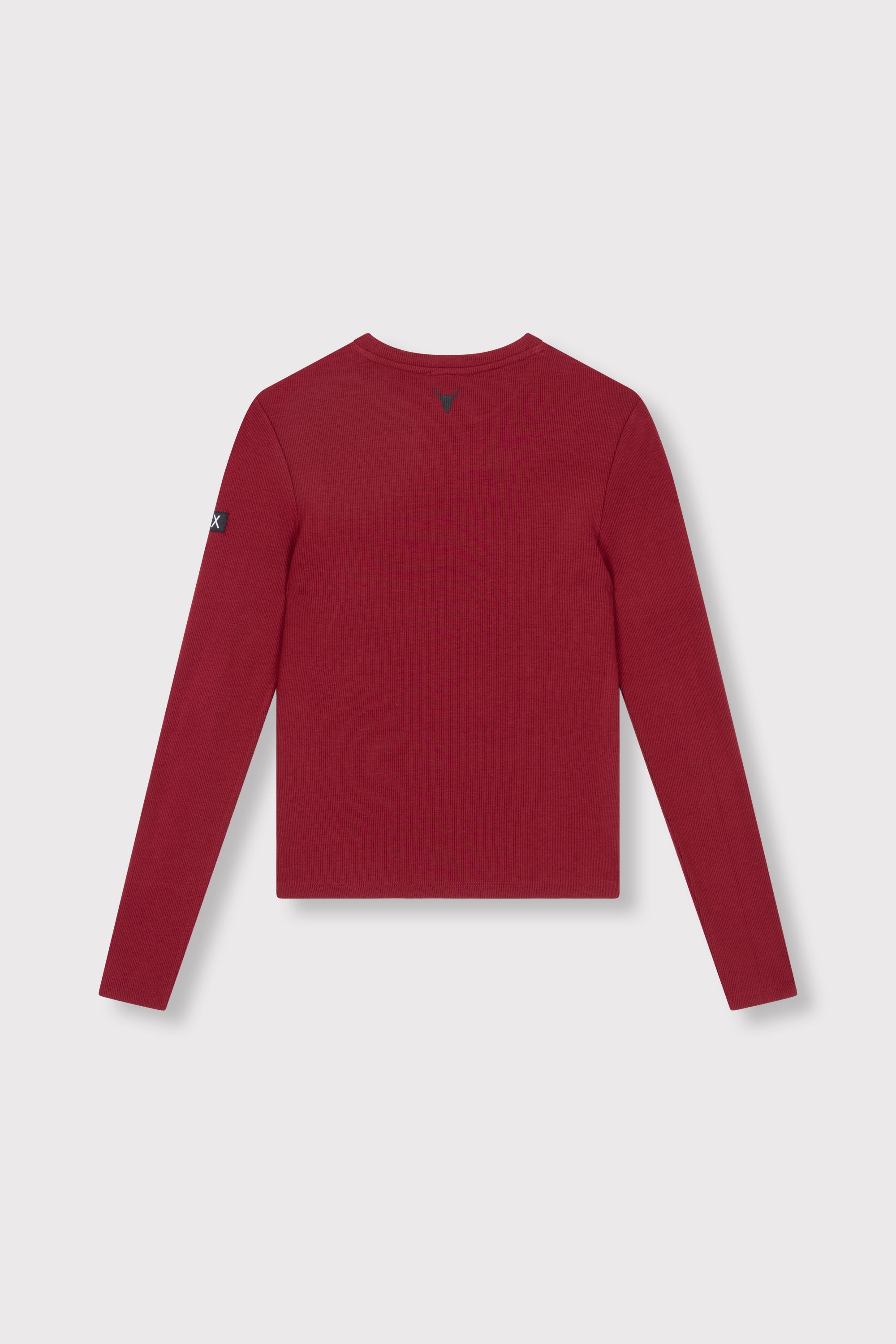 Knitted longsleeve top | bordeaux