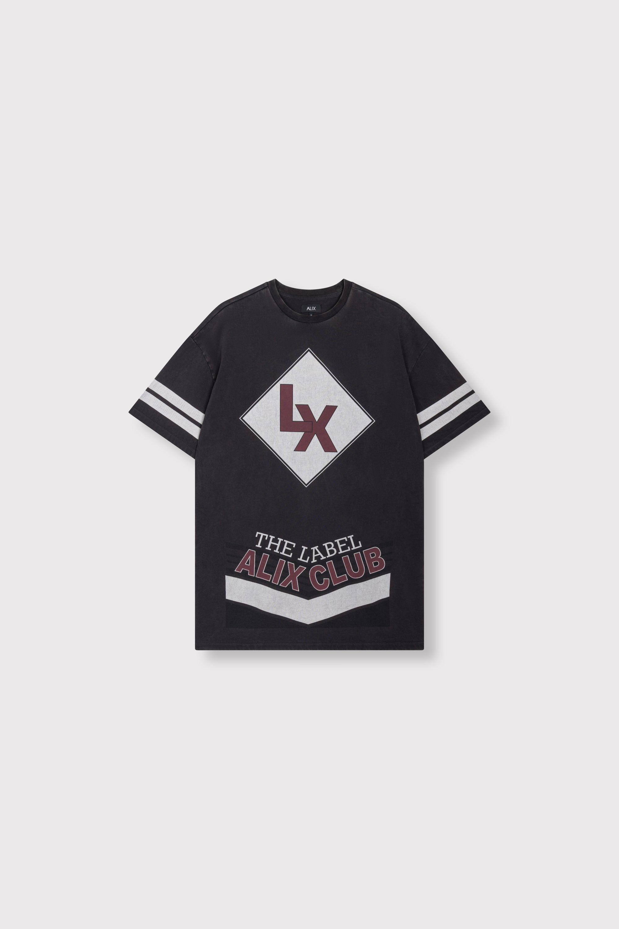 Knitted sporty t-shirt dress