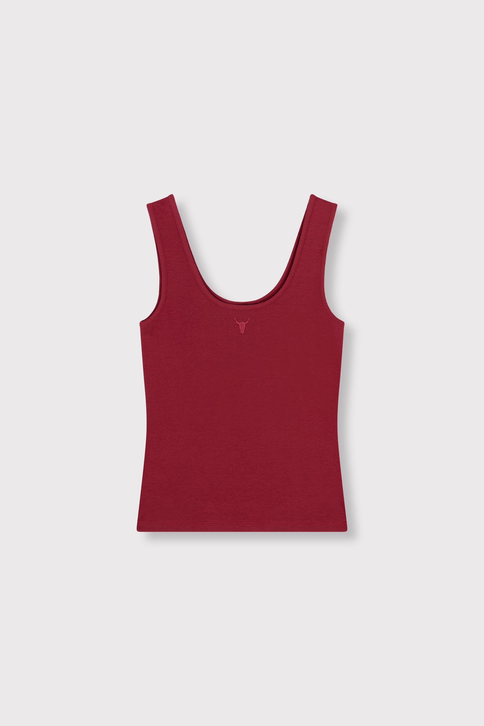 Knitted tanktop | bordeaux