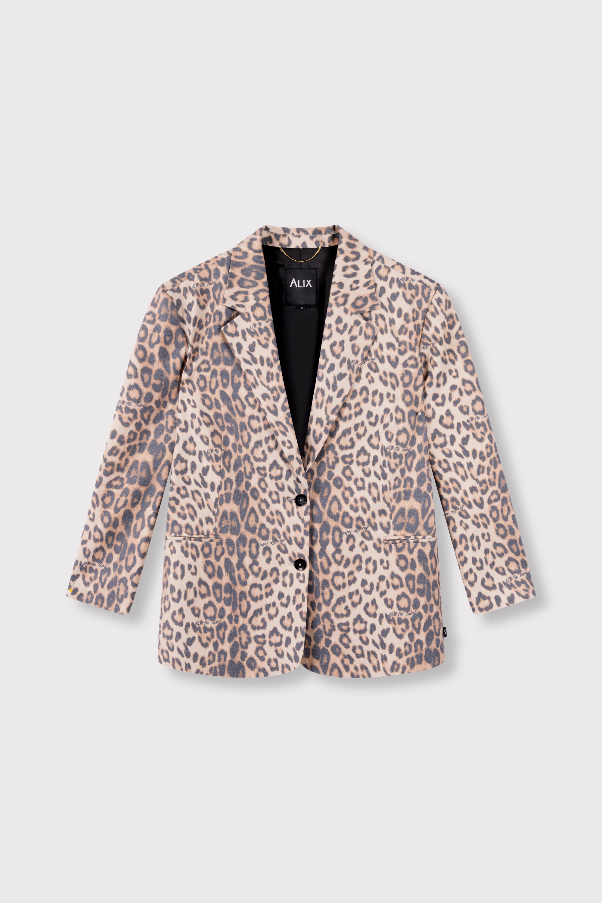 Leopard blazer