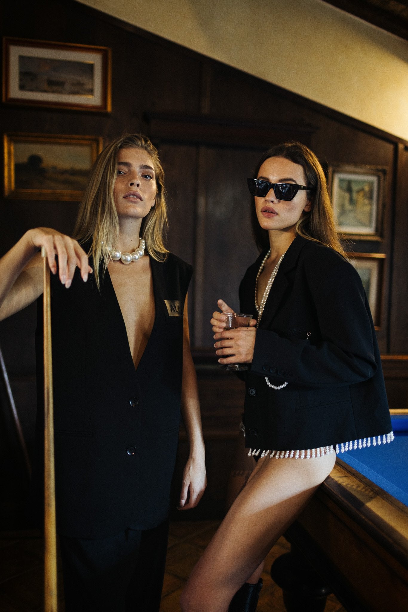 Pearl detailed blazer