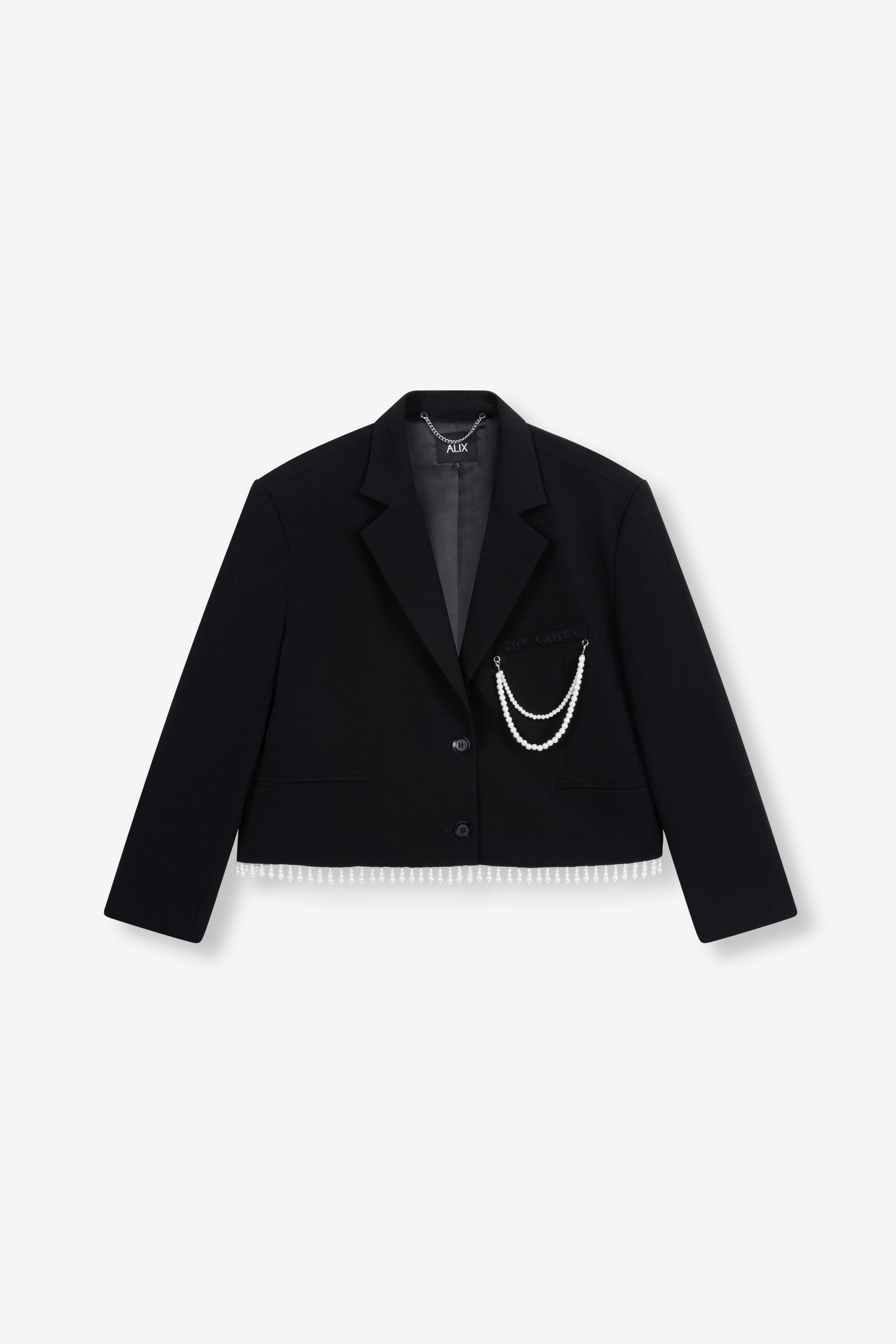 Pearl detailed blazer