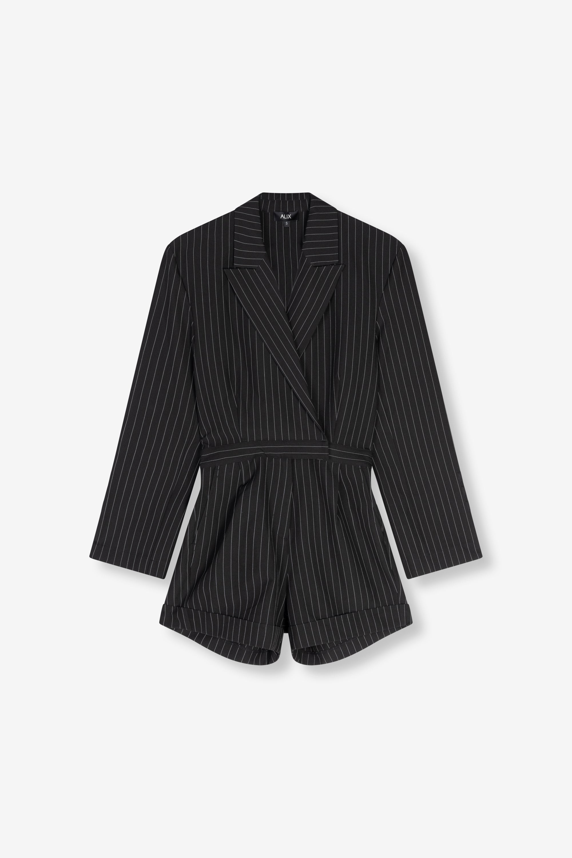 Pinstripe playsuit