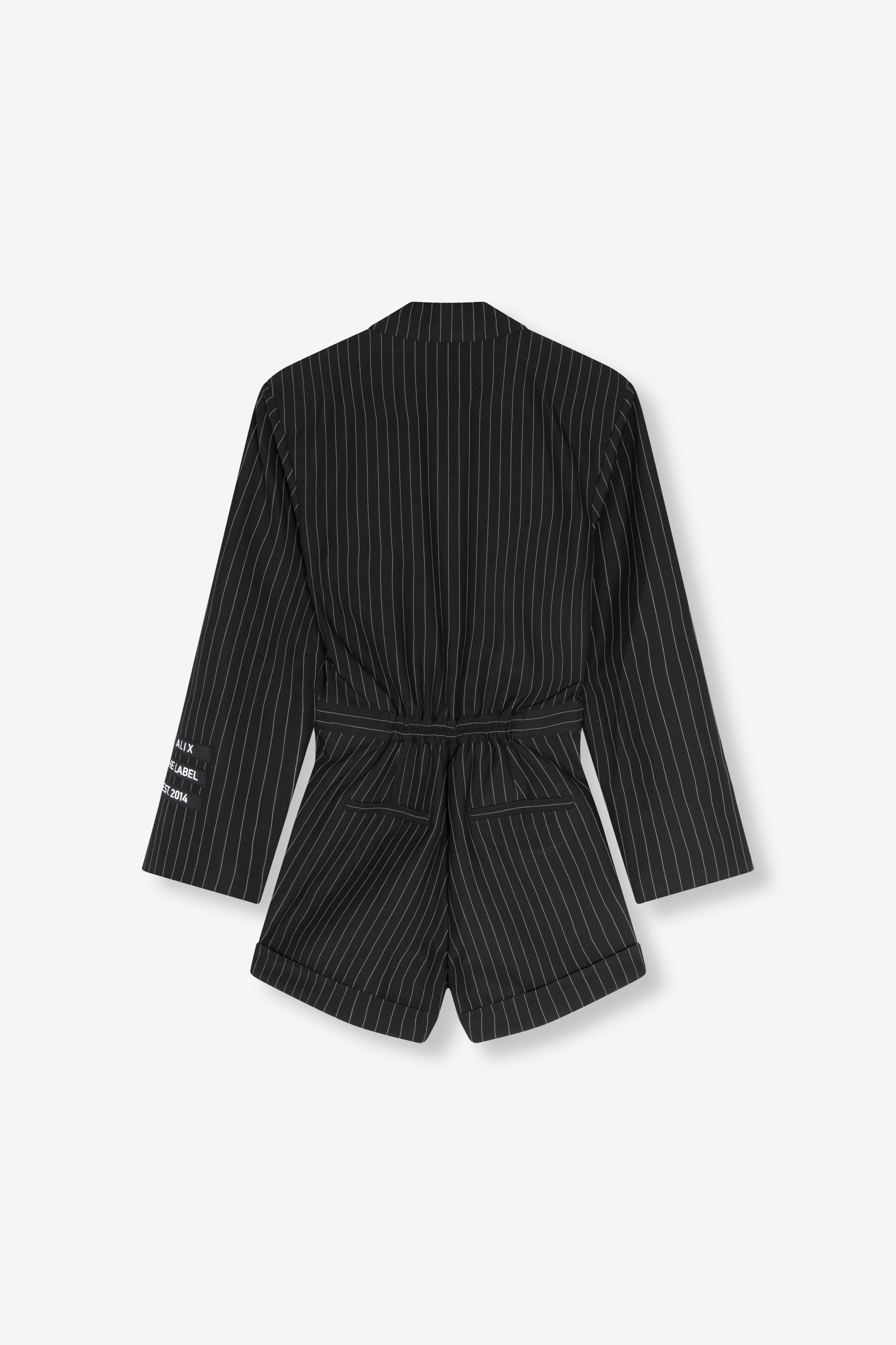 Pinstripe playsuit