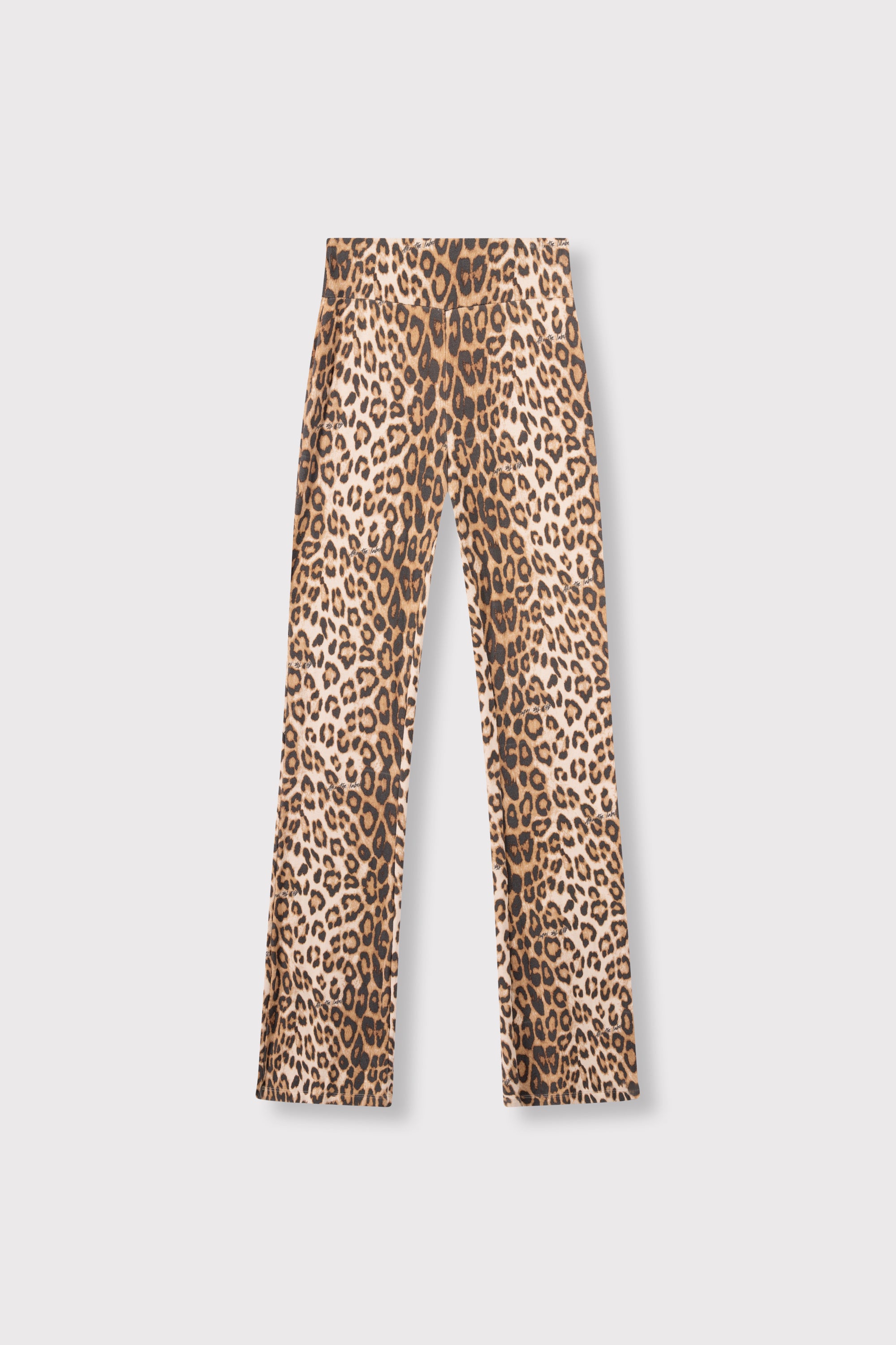 Rib flared pants | animal