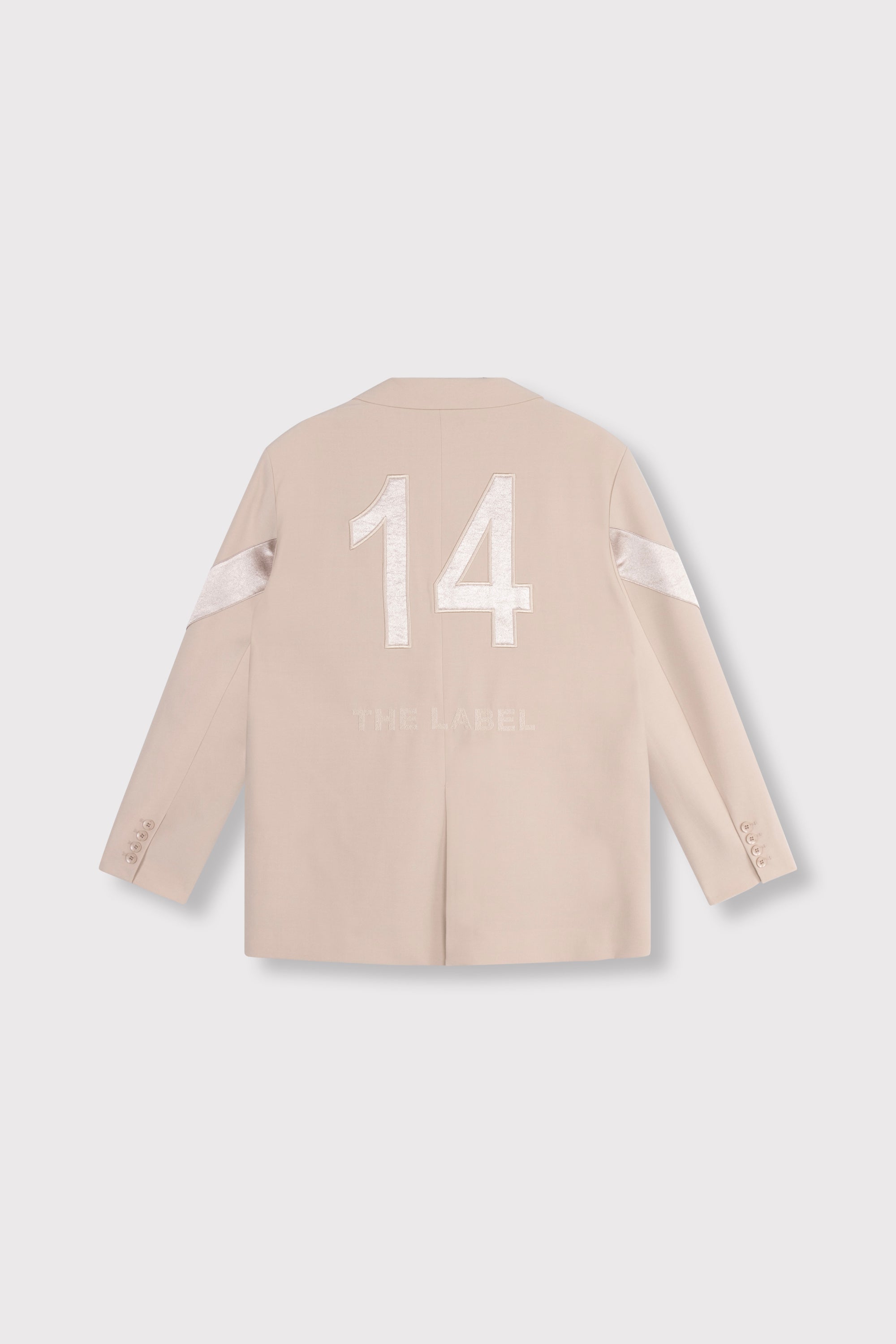 Shiny panel blazer | sand