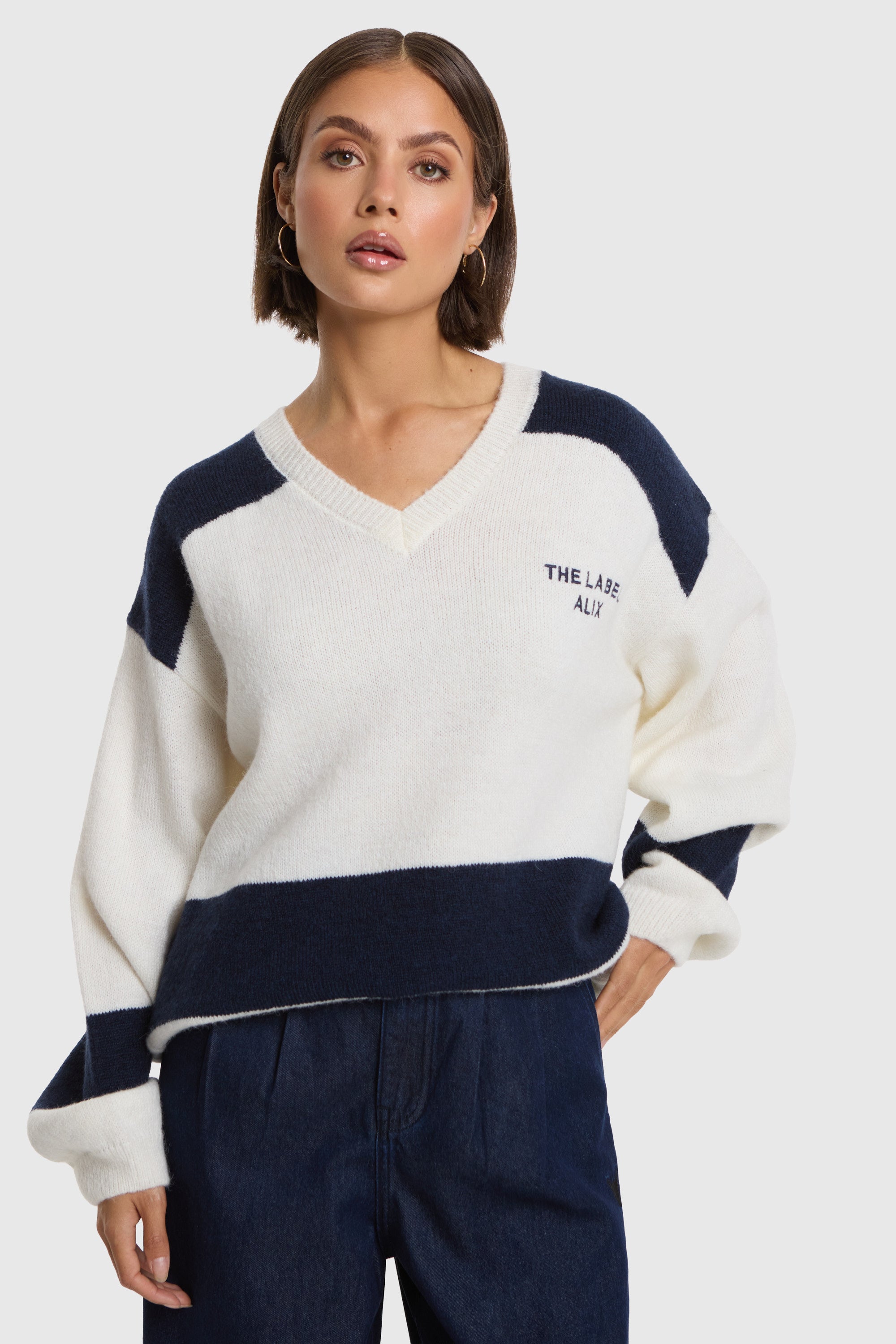 Striped pullover
