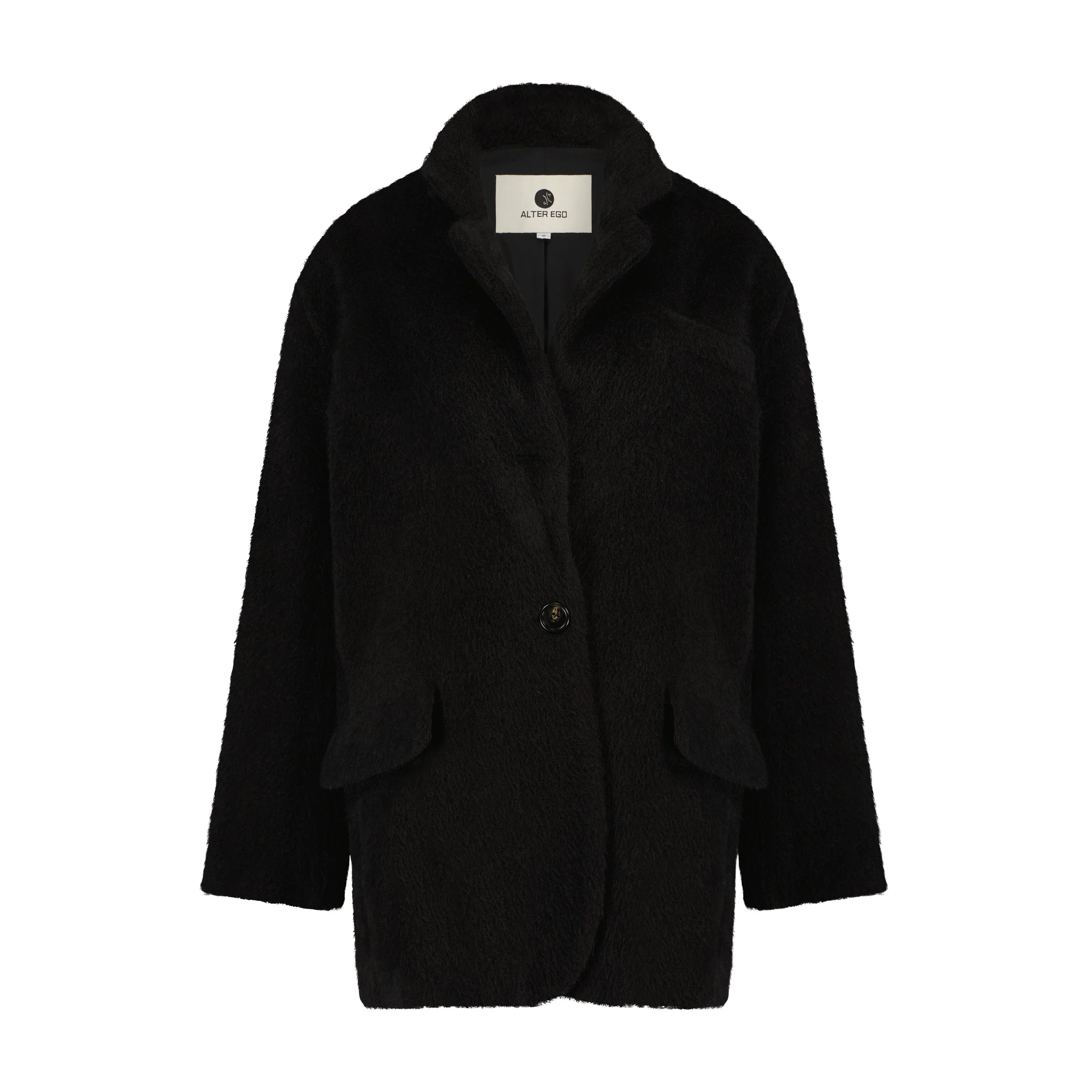Kae blazer coat - black