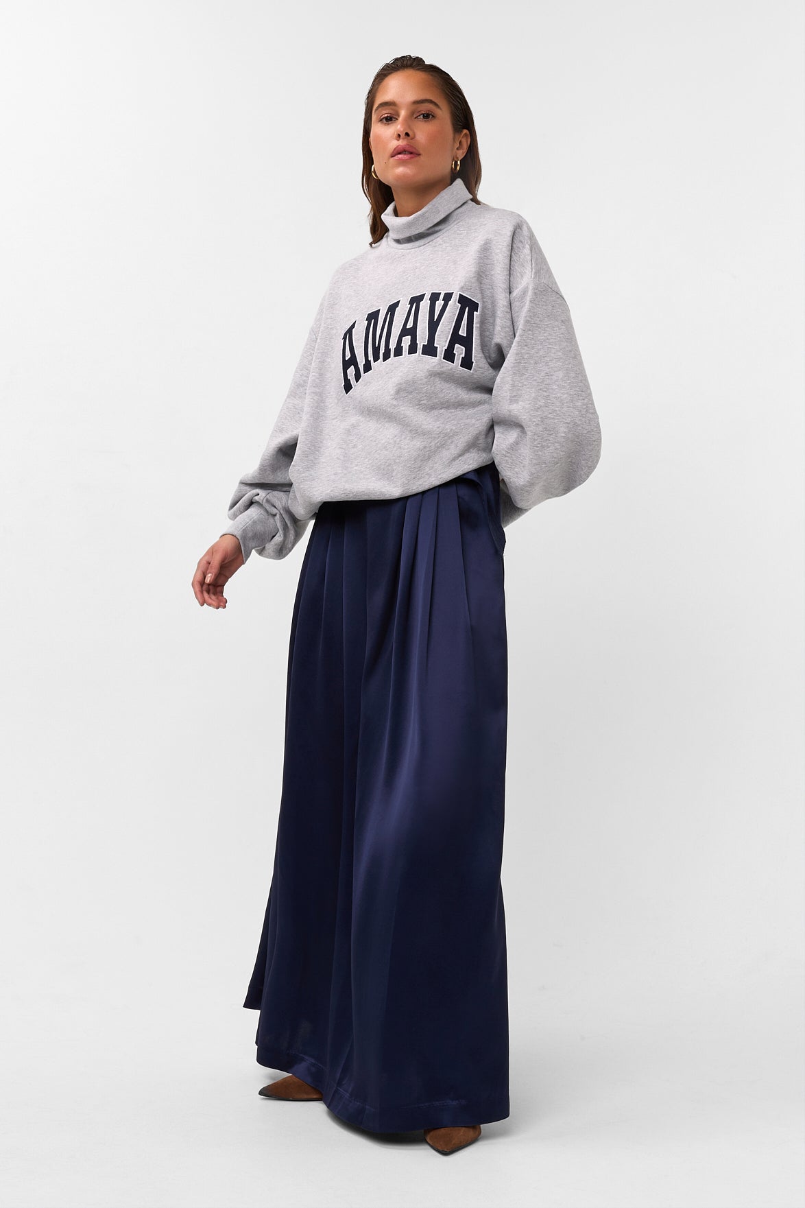 Amaya sweater | grey/blue