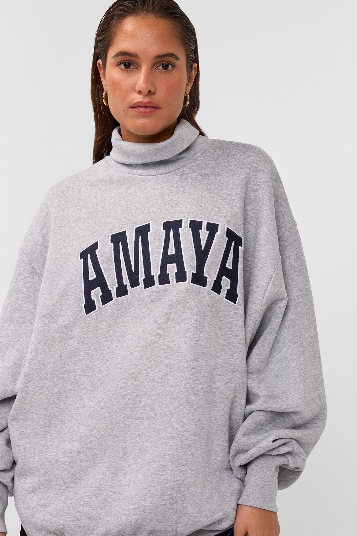 Amaya sweater | grey/blue