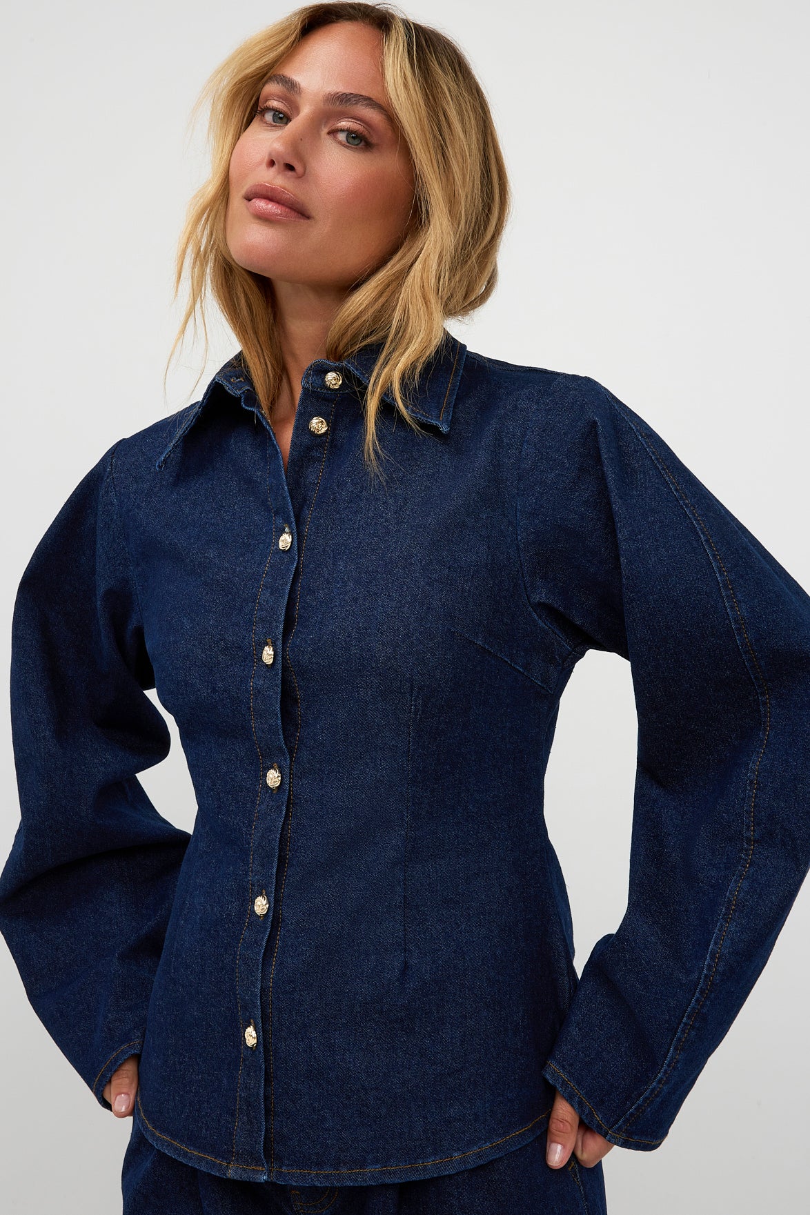 Loui denim blouse | blue