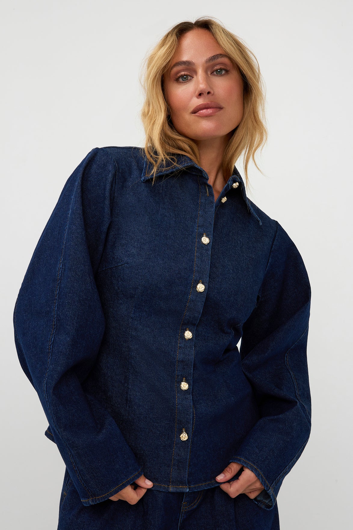 Loui denim blouse | blue