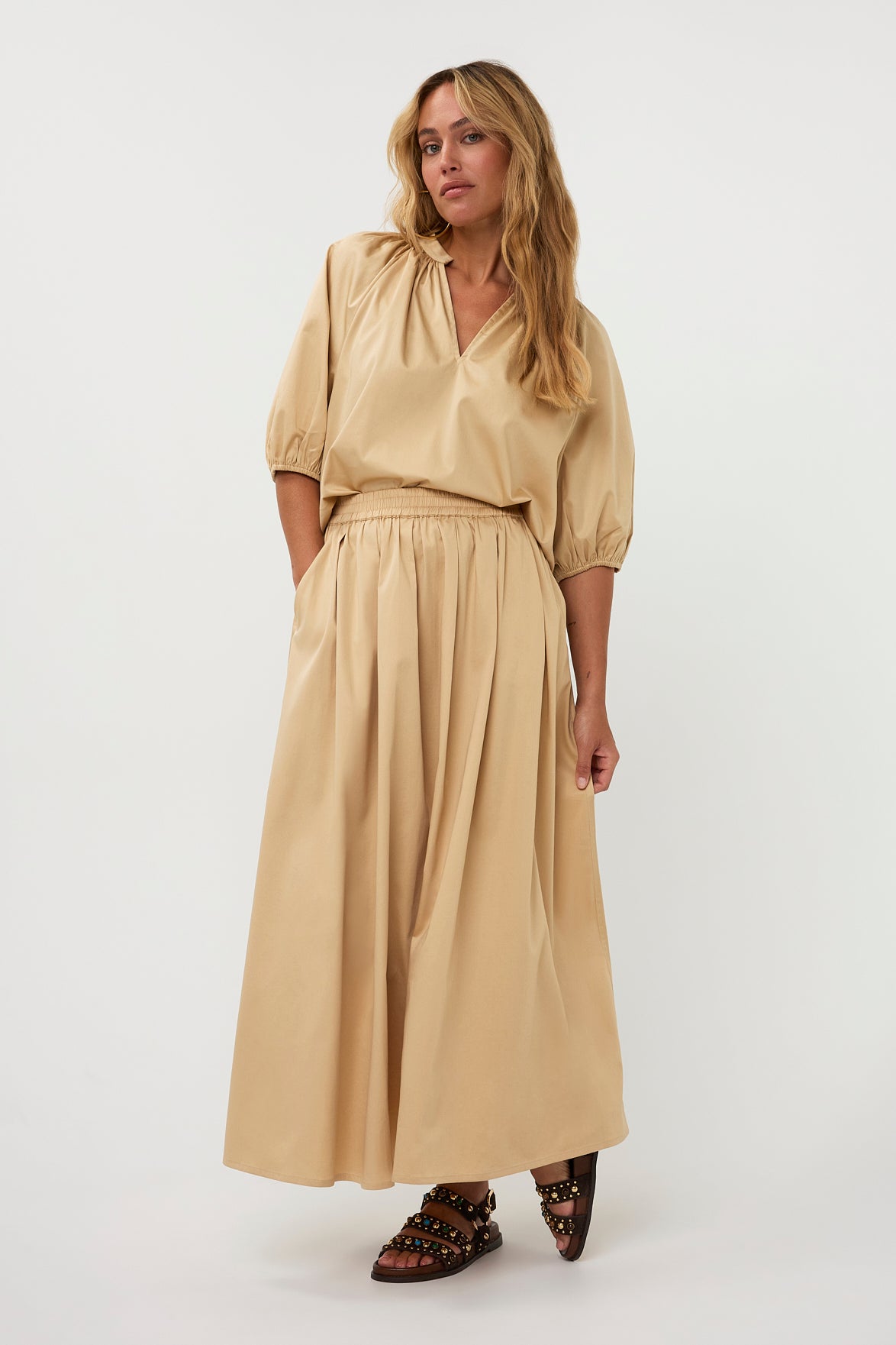 Sutton skirt | Beige