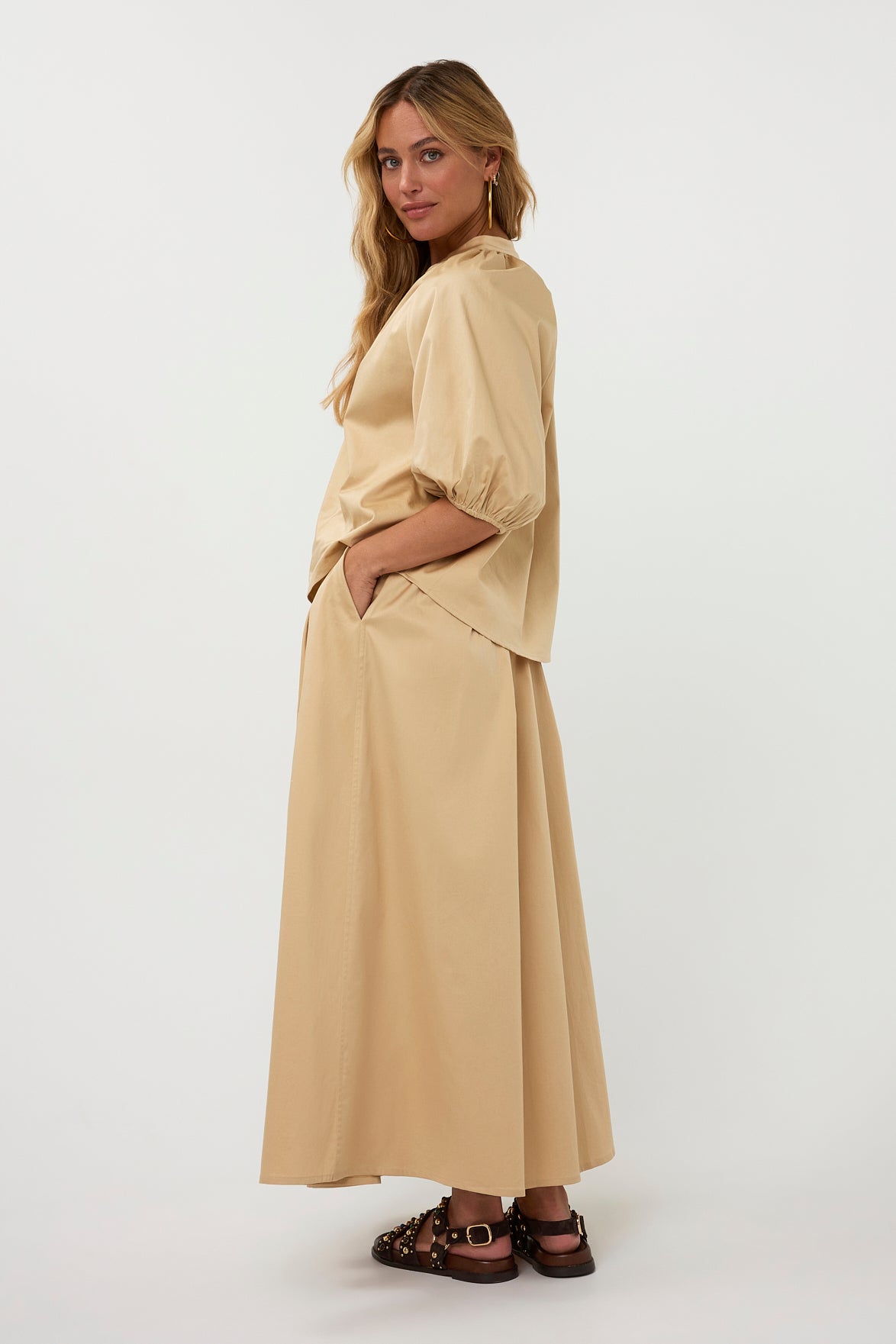 Sutton skirt | Beige