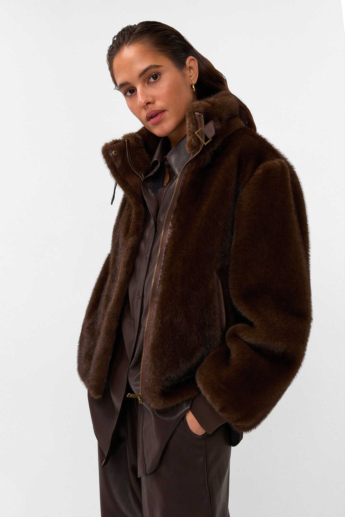 Tala fake fur jacket