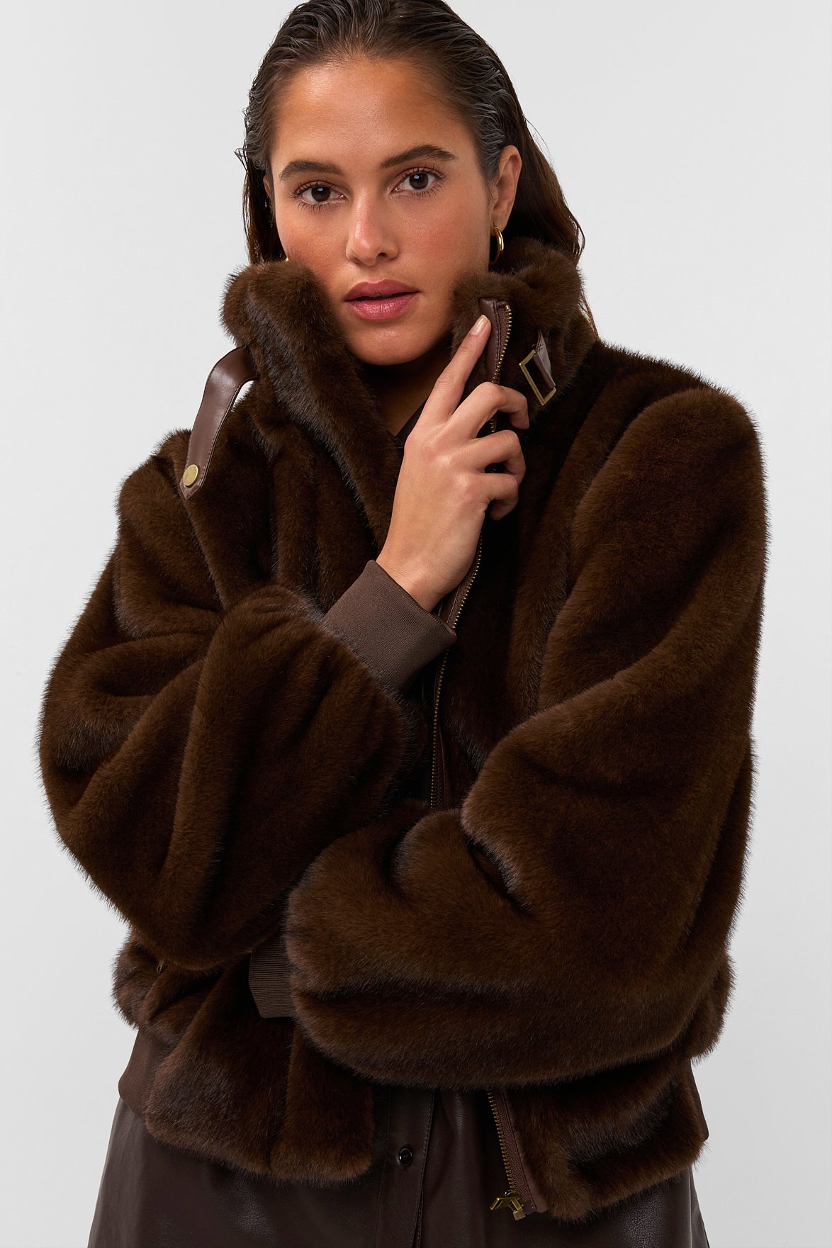 Tala fake fur jacket