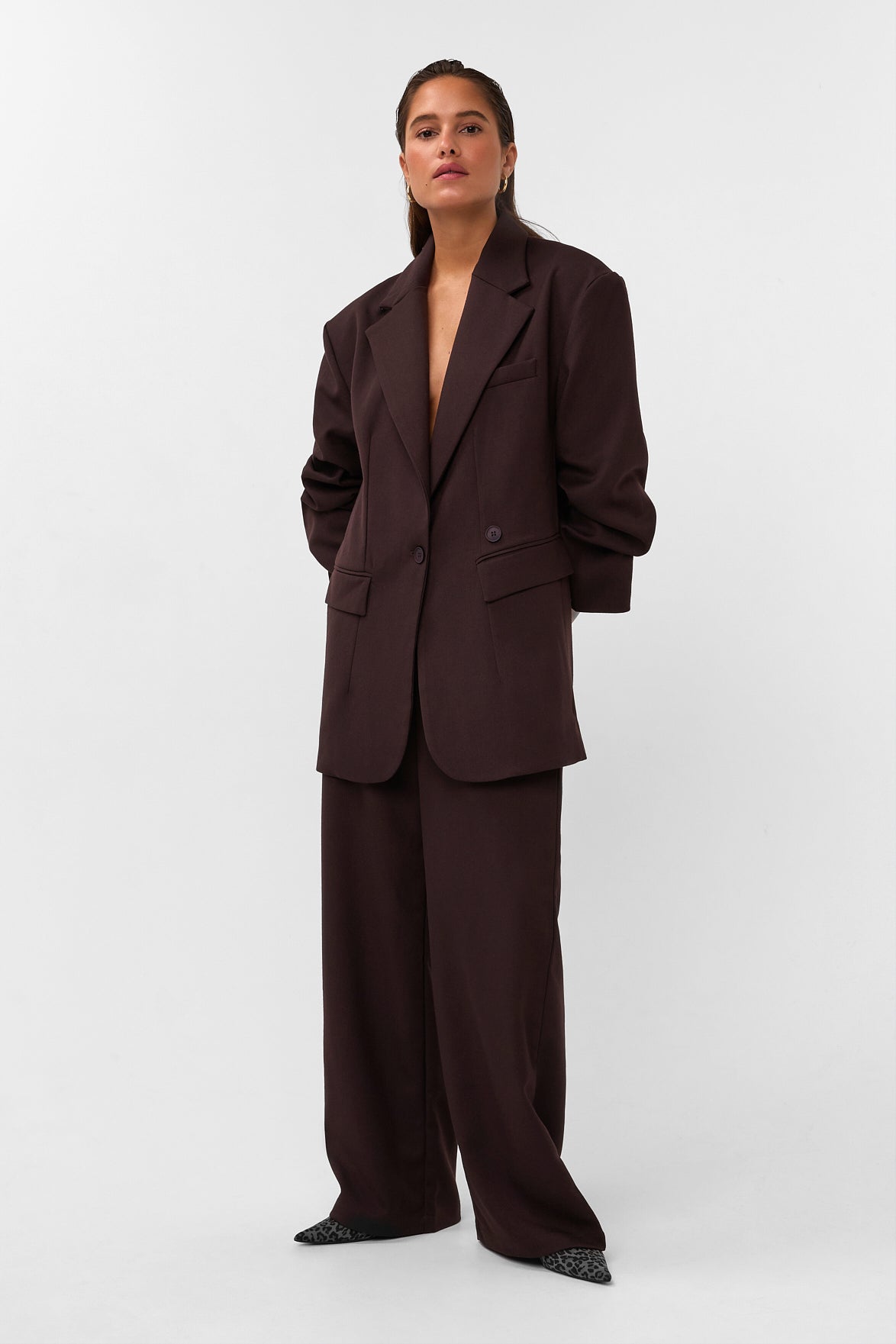 Clair blazer | brown