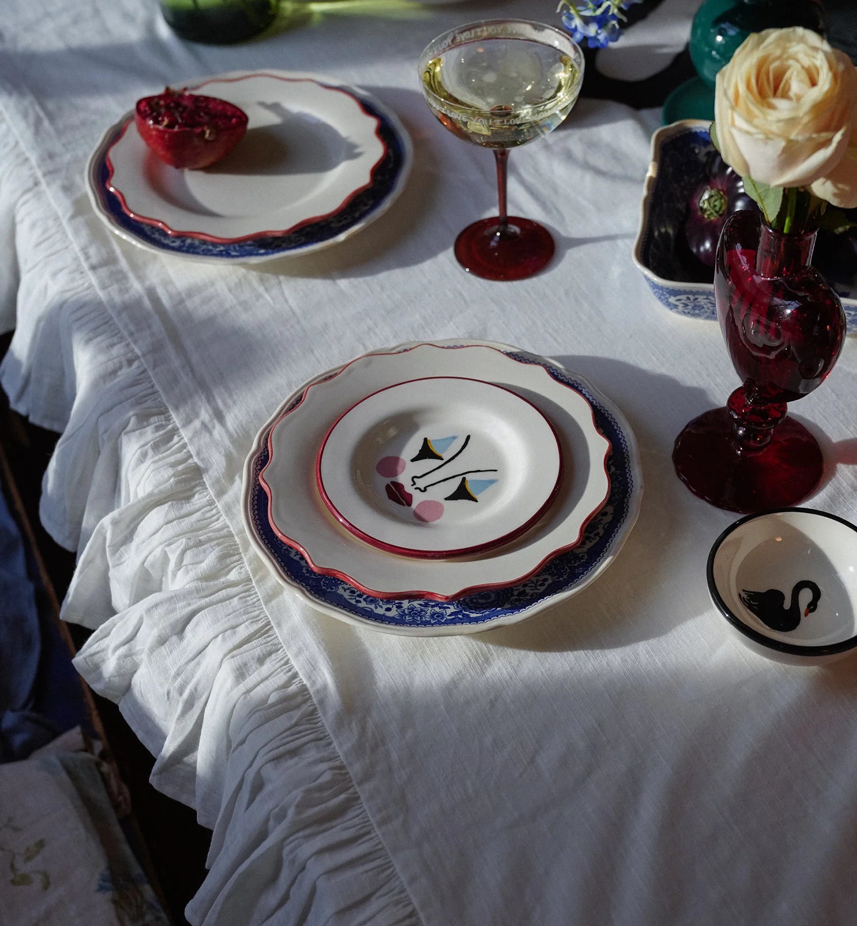 Pierrot Dessert Plate