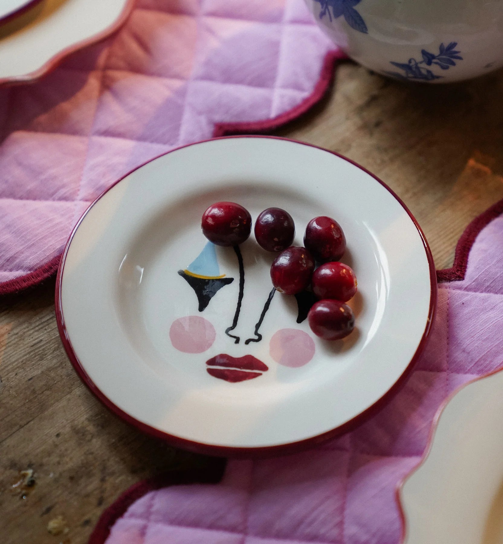 Pierrot Dessert Plate