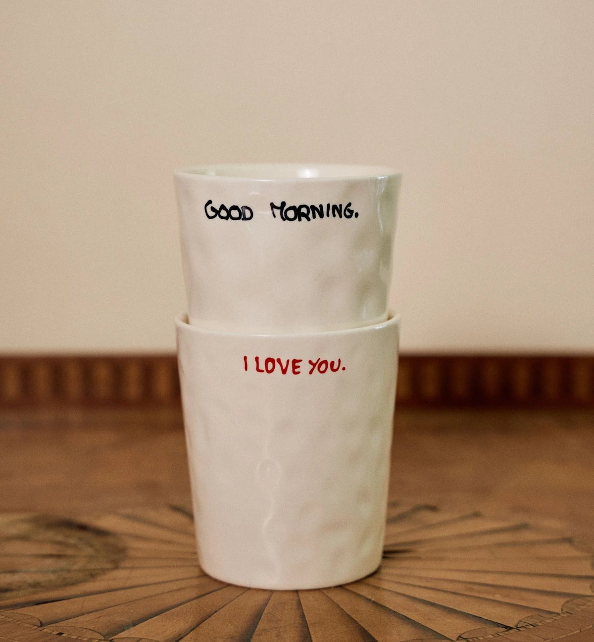 I love you latte cup