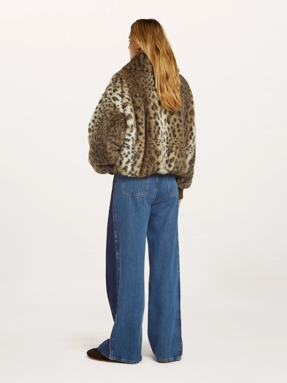 Carmela reversible jacket | khaki brown