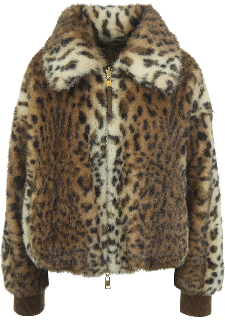 Carmela reversible jacket | khaki brown