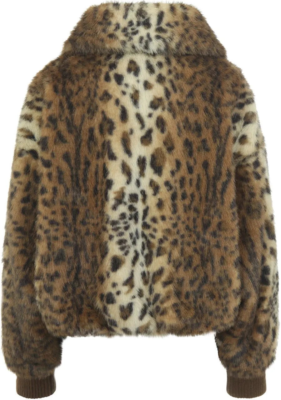 Carmela reversible jacket | khaki brown