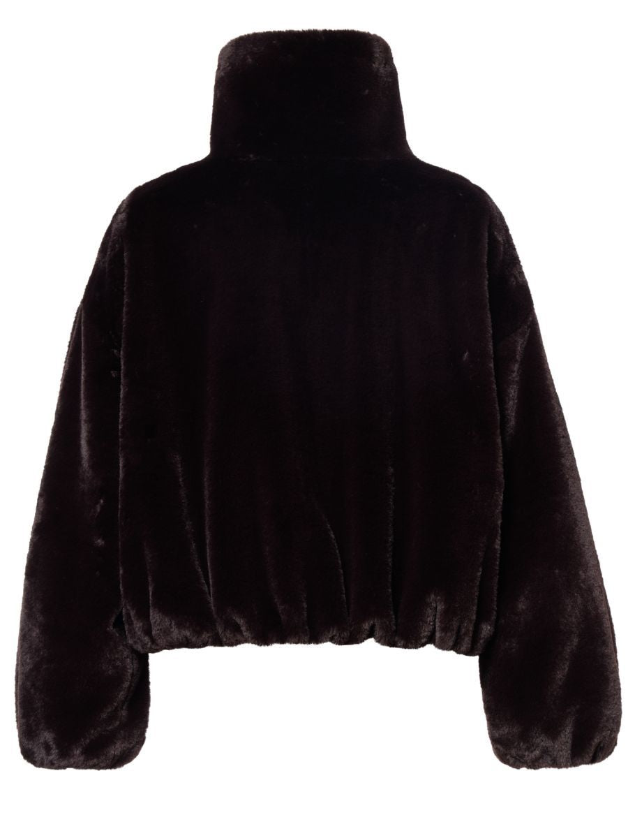 Maxie reversible jacket | dark chocolate