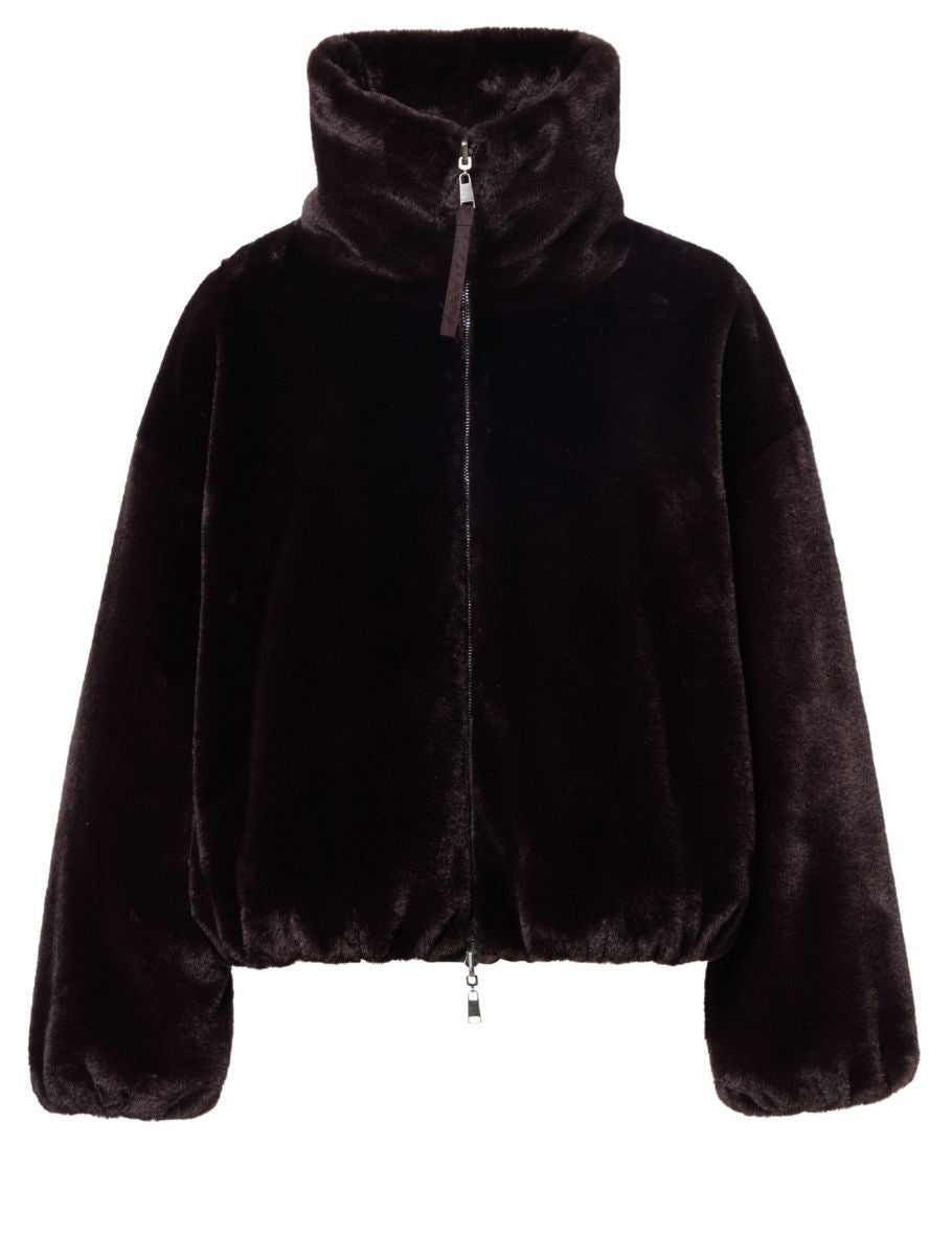 Maxie reversible jacket | dark chocolate