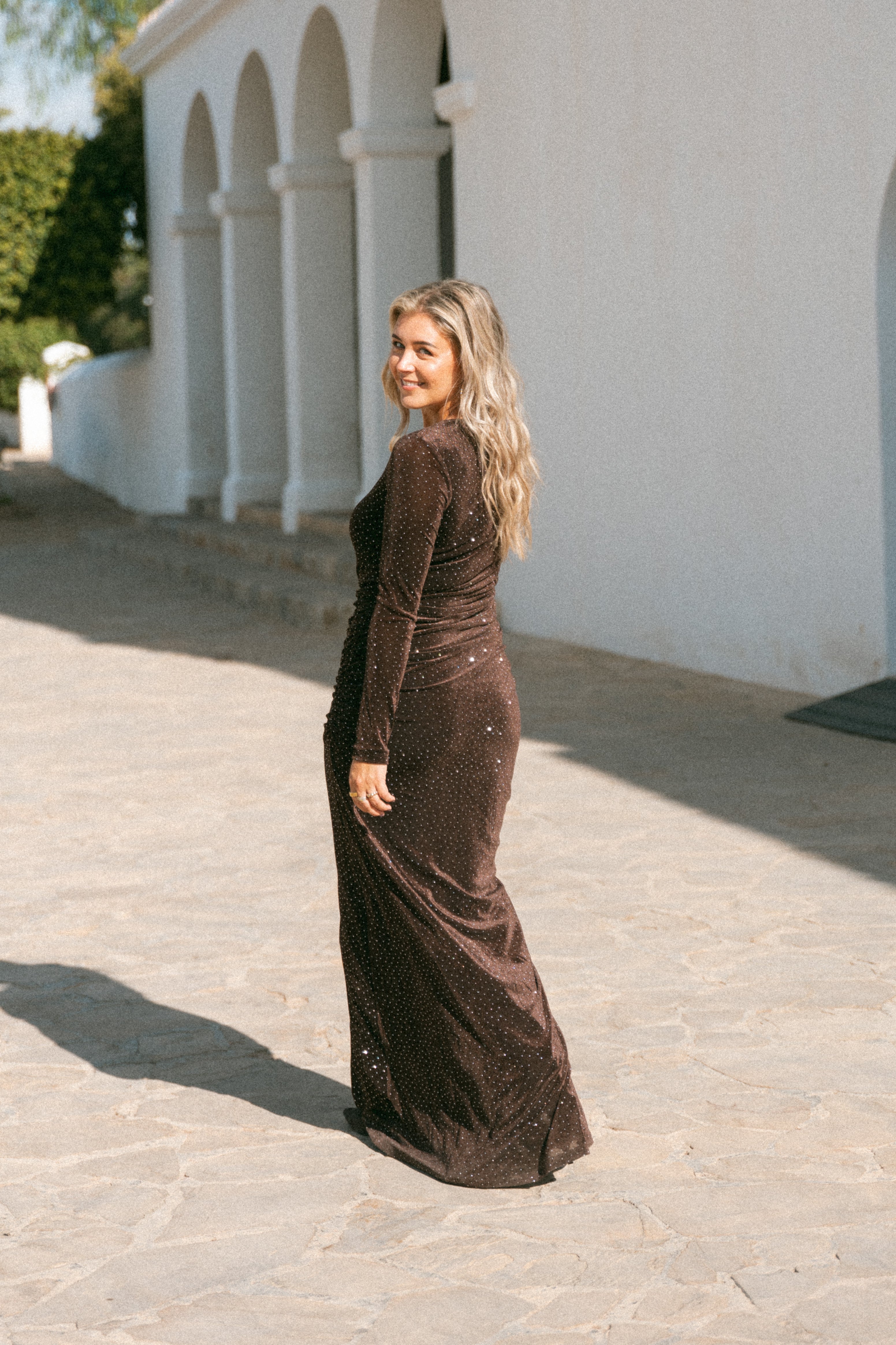 Fiesta dress | dark brown