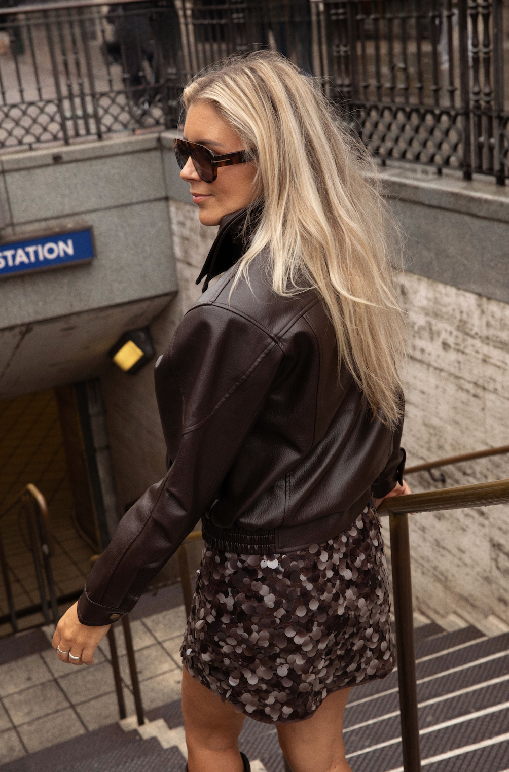 Julia sequin skirt