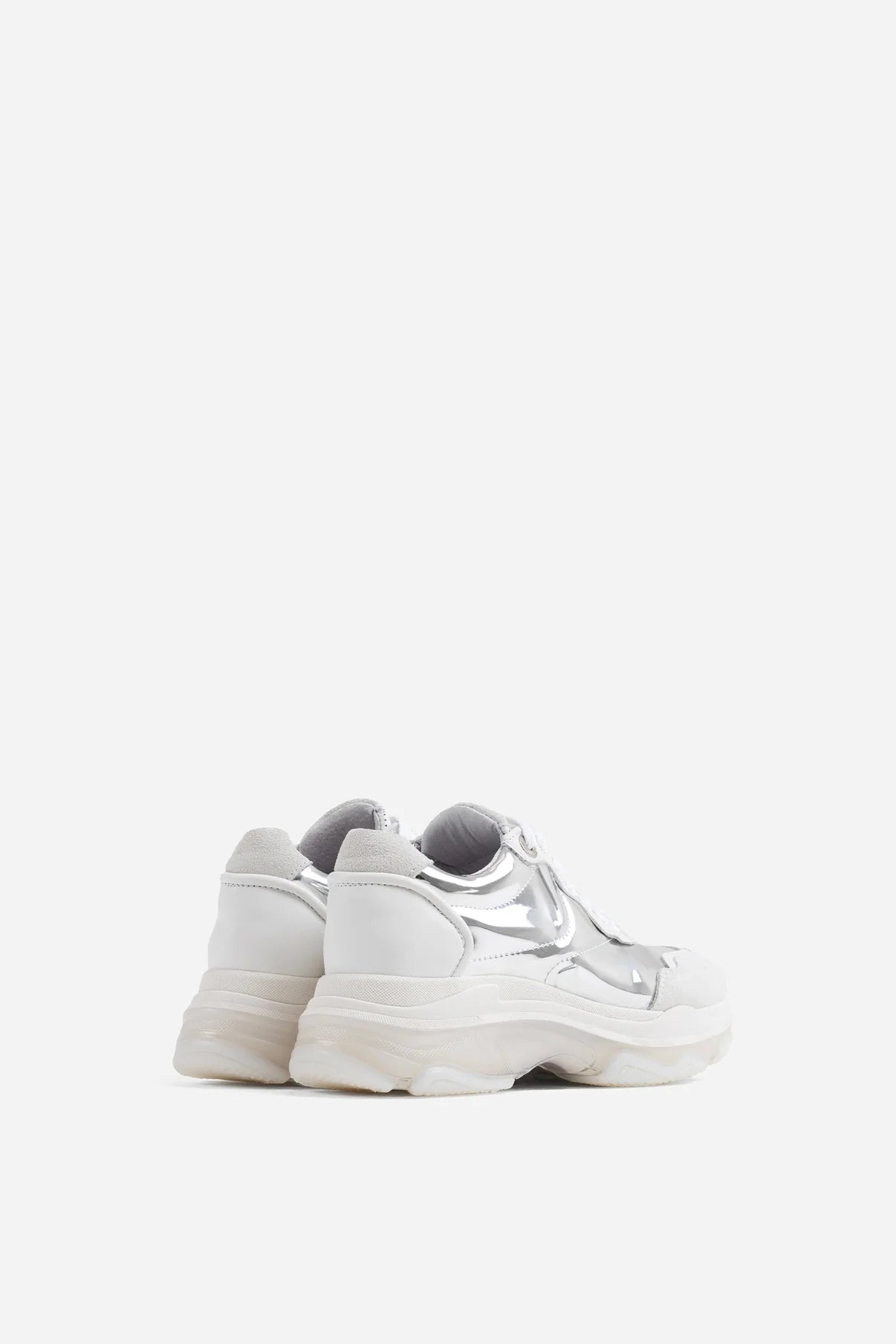 Baisley sneaker - silver/white