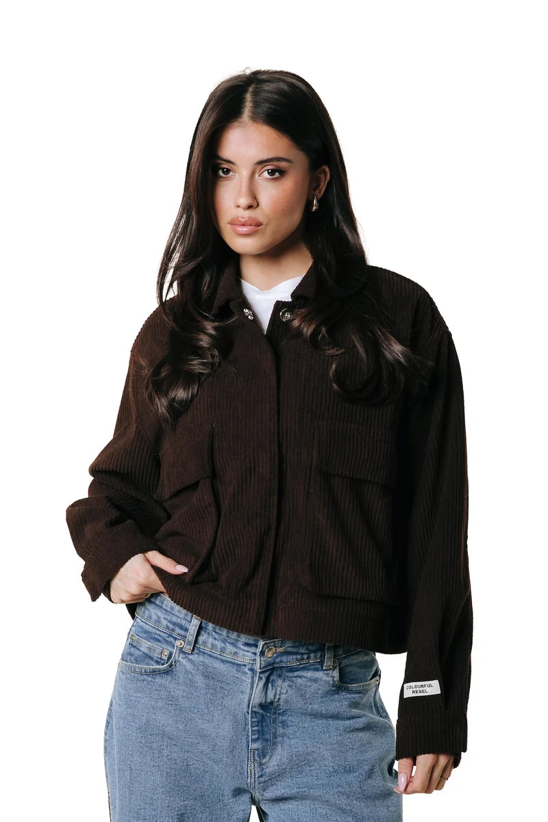 Jo corduroy worker jacket I brown